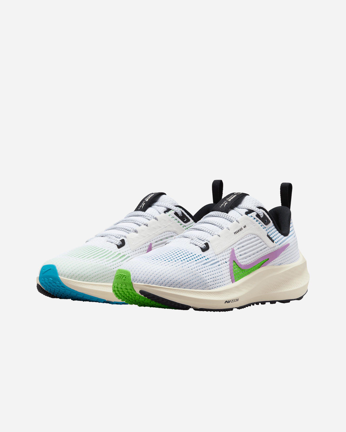 Scarpe running NIKE AIR ZOOM PEGASUS 40 JR - Bianco - 1 | Cisalfa Sport