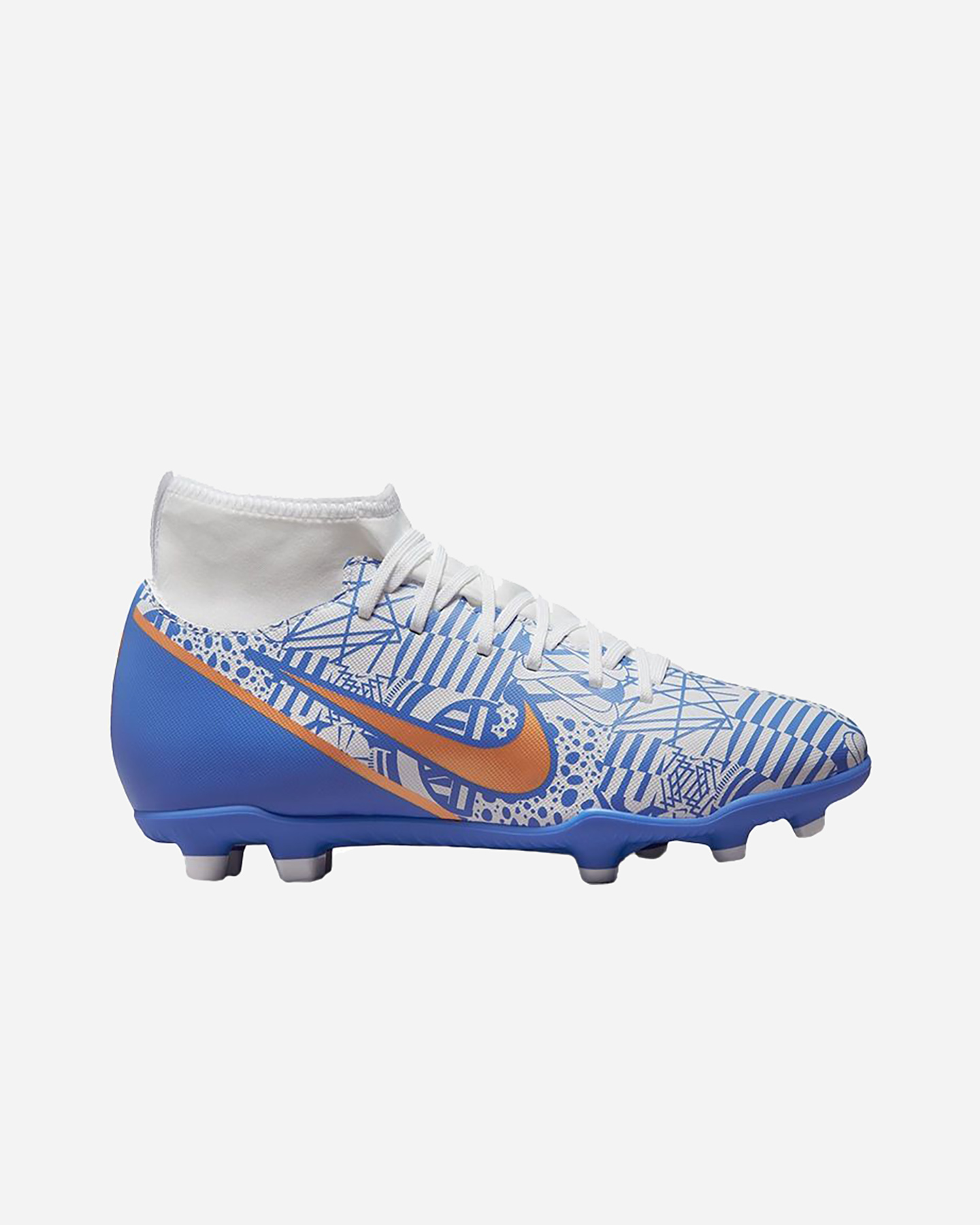 Scarpe calcio NIKE MERCURIAL SUPERFLY 9 CLUB FG JR - Bianco - 0 | Cisalfa Sport
