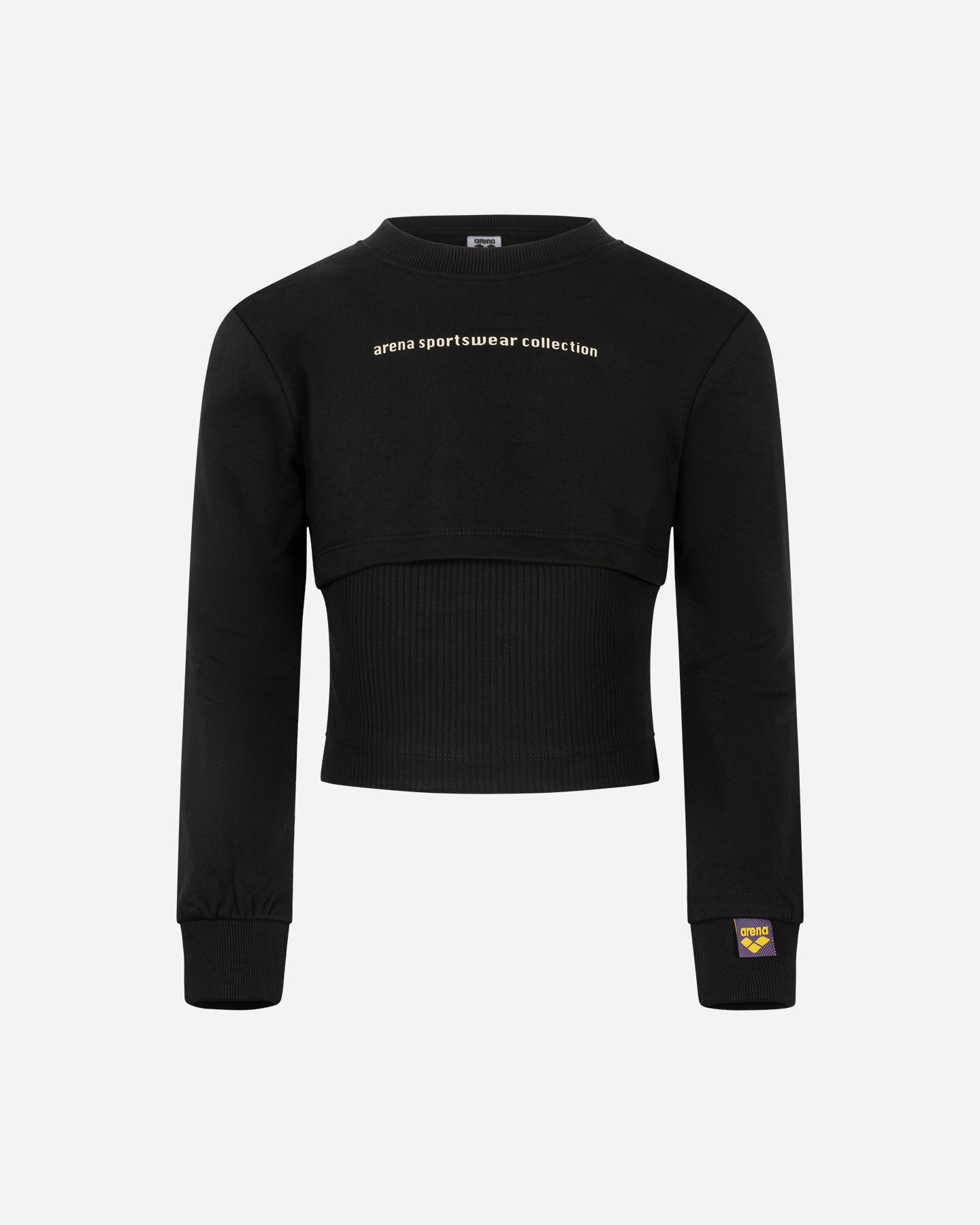 Felpa ARENA ESSENTIAL JR - Nero - 0 | Cisalfa Sport