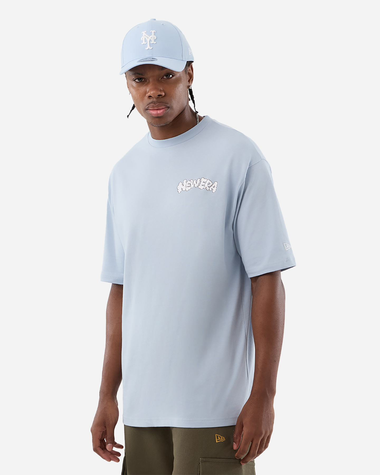 New Era New York Party Graphic M - T-shirt - Uomo - Azzurro