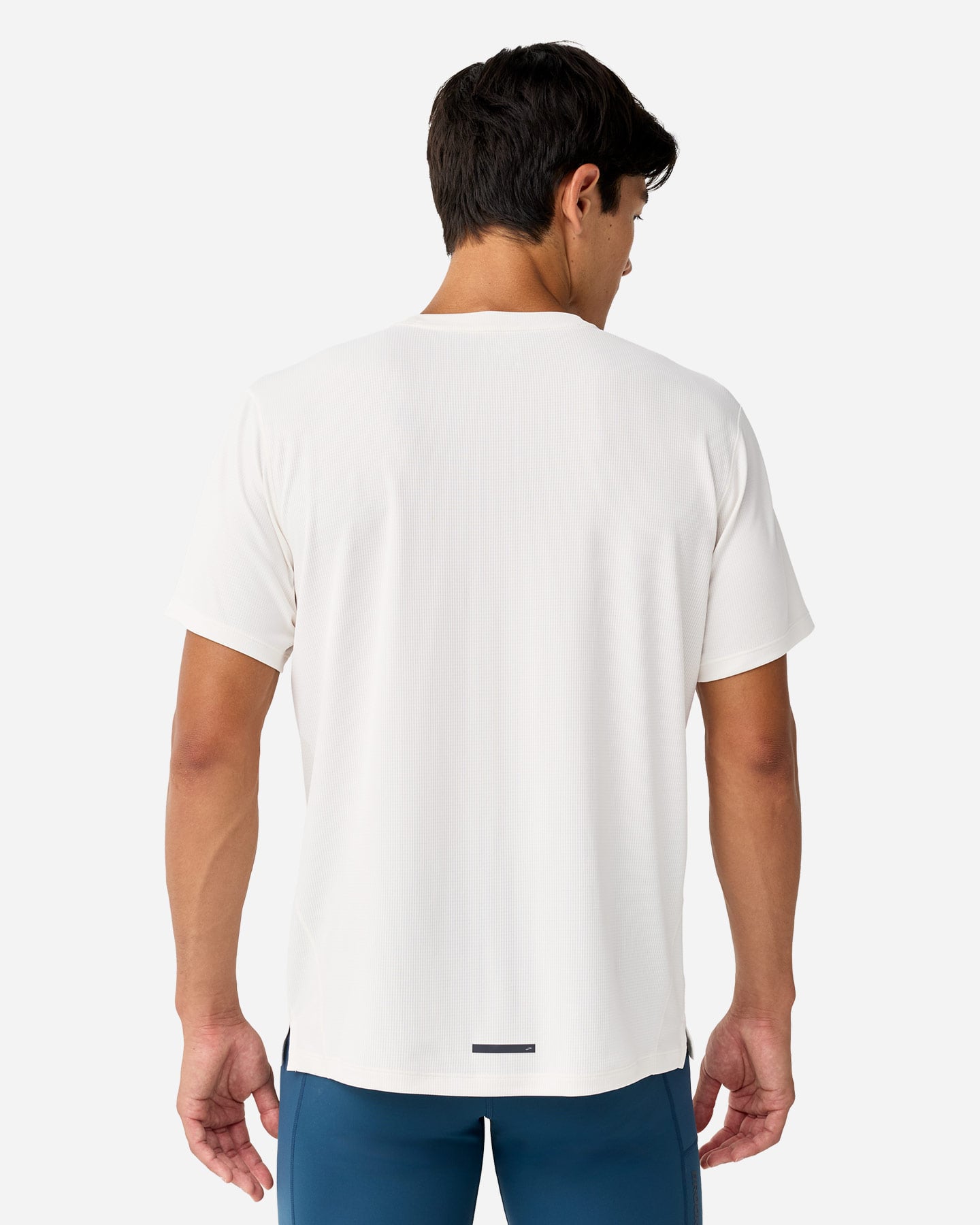 T-shirt running BROOKS DASH REFLECTIVE M - Bianco - 1 | Cisalfa Sport