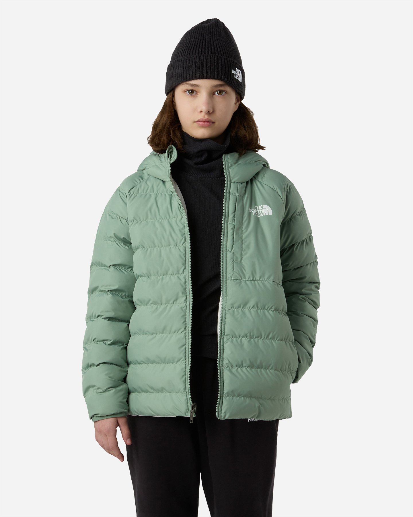 Giubbotto THE NORTH FACE PERRITO REVERS JR - Verde - 3 | Cisalfa Sport