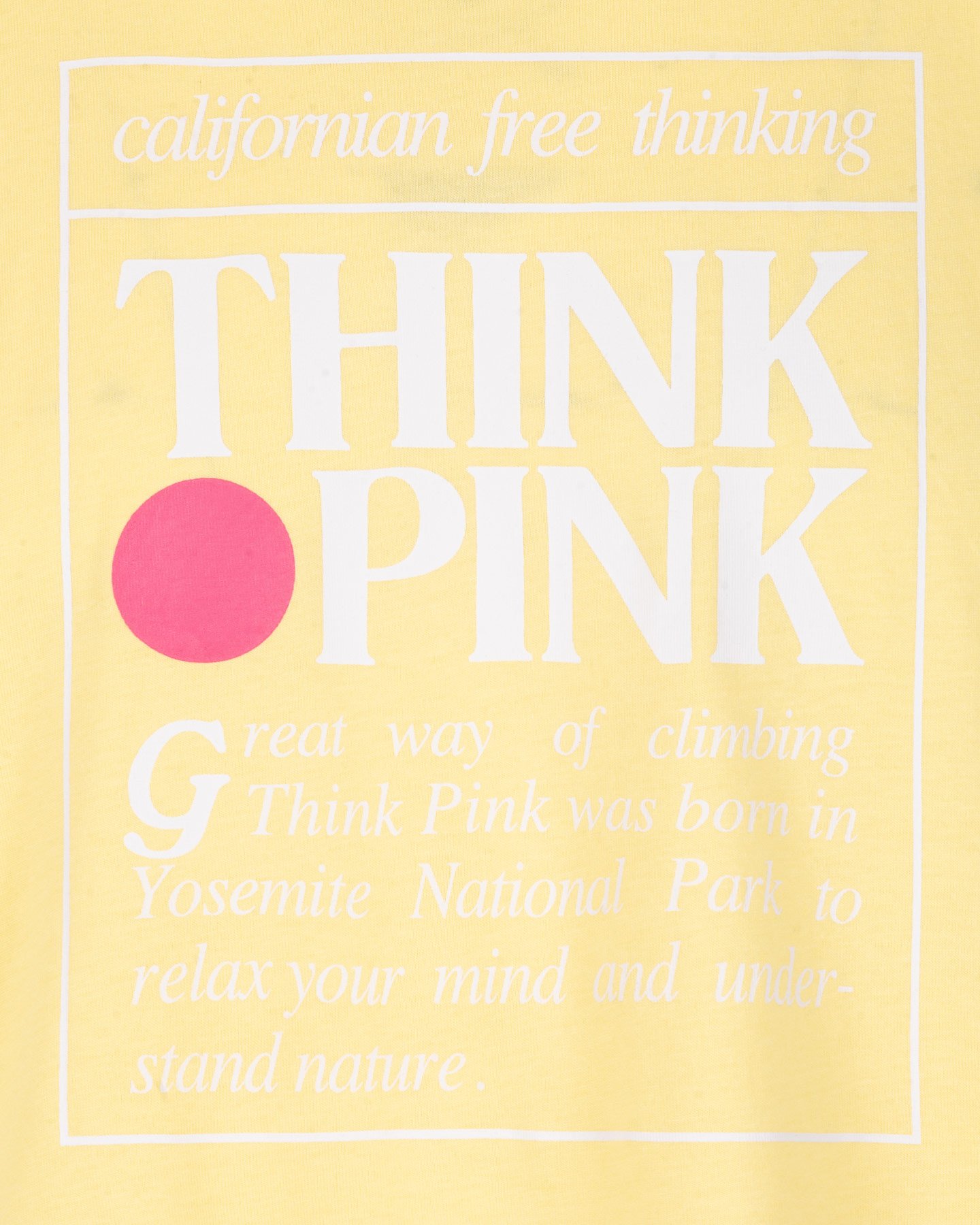 T-shirt THINK PINK GOPCORE M - Giallo - 2 | Cisalfa Sport