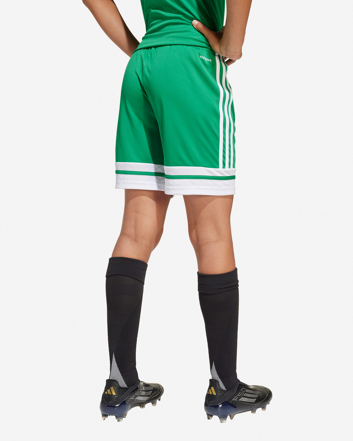 Pantaloncini calcio ADIDAS SQUADRA 25 JR - Verde - 2 | Cisalfa Sport