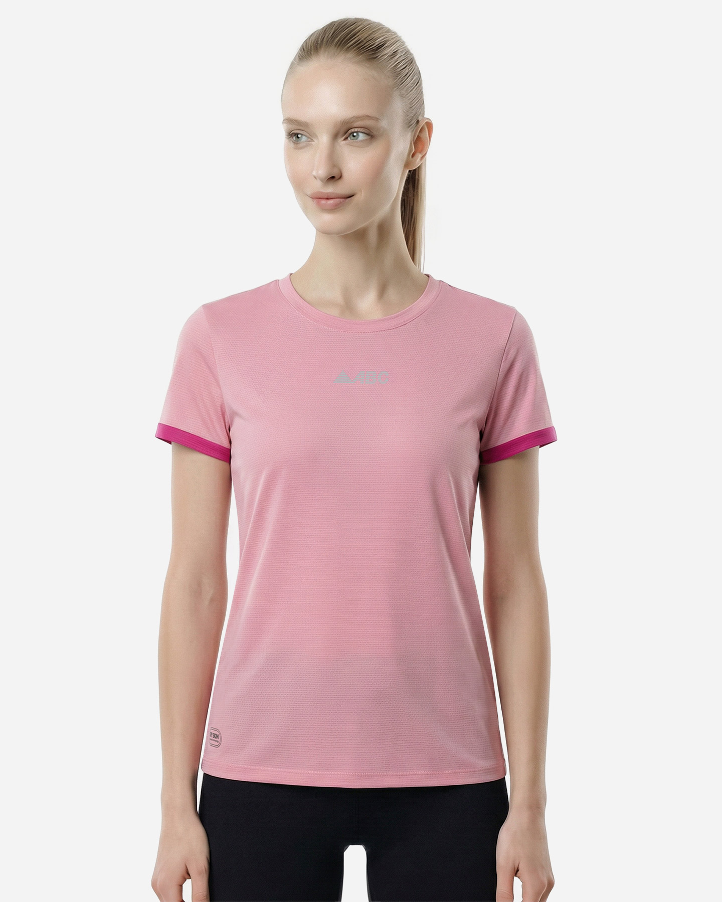 T-shirt running ABC TECH W - Rosa - 2 | Cisalfa Sport