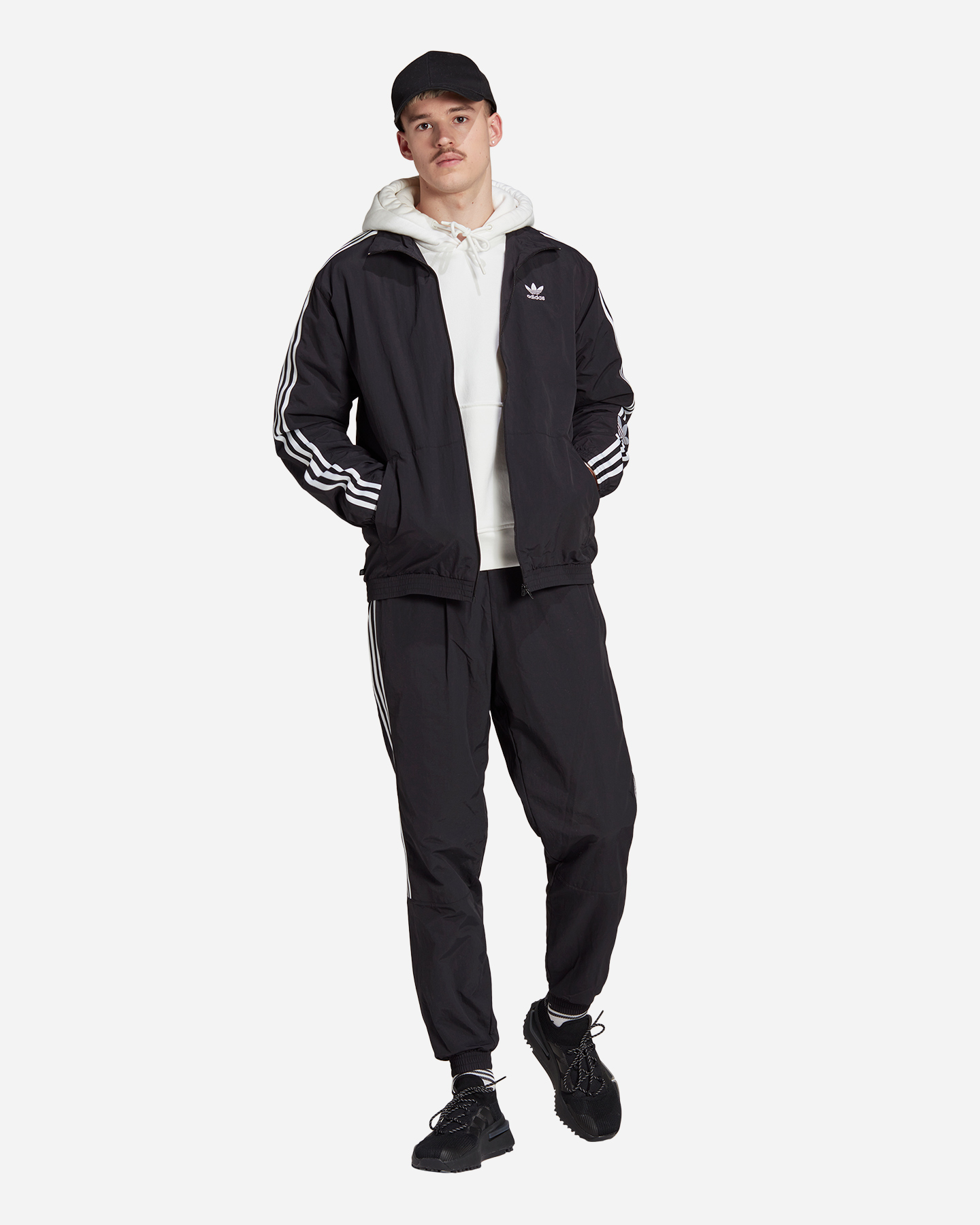 Felpa ADIDAS 3STRIPES M - Nero - 5 | Cisalfa Sport