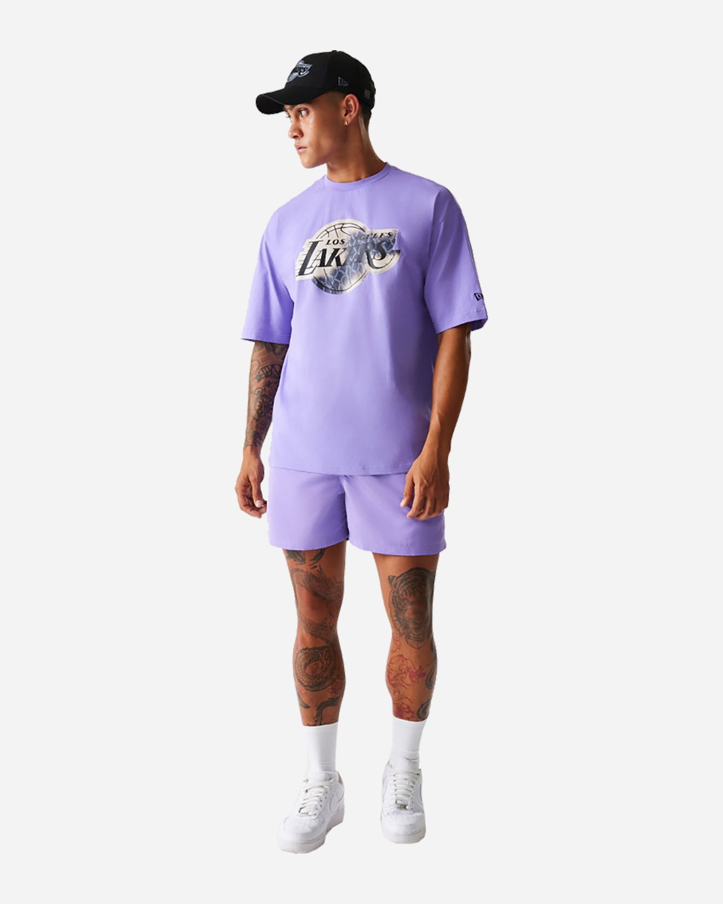 Maglia basket NEW ERA INFILL LAKERS M - Viola - 2 | Cisalfa Sport