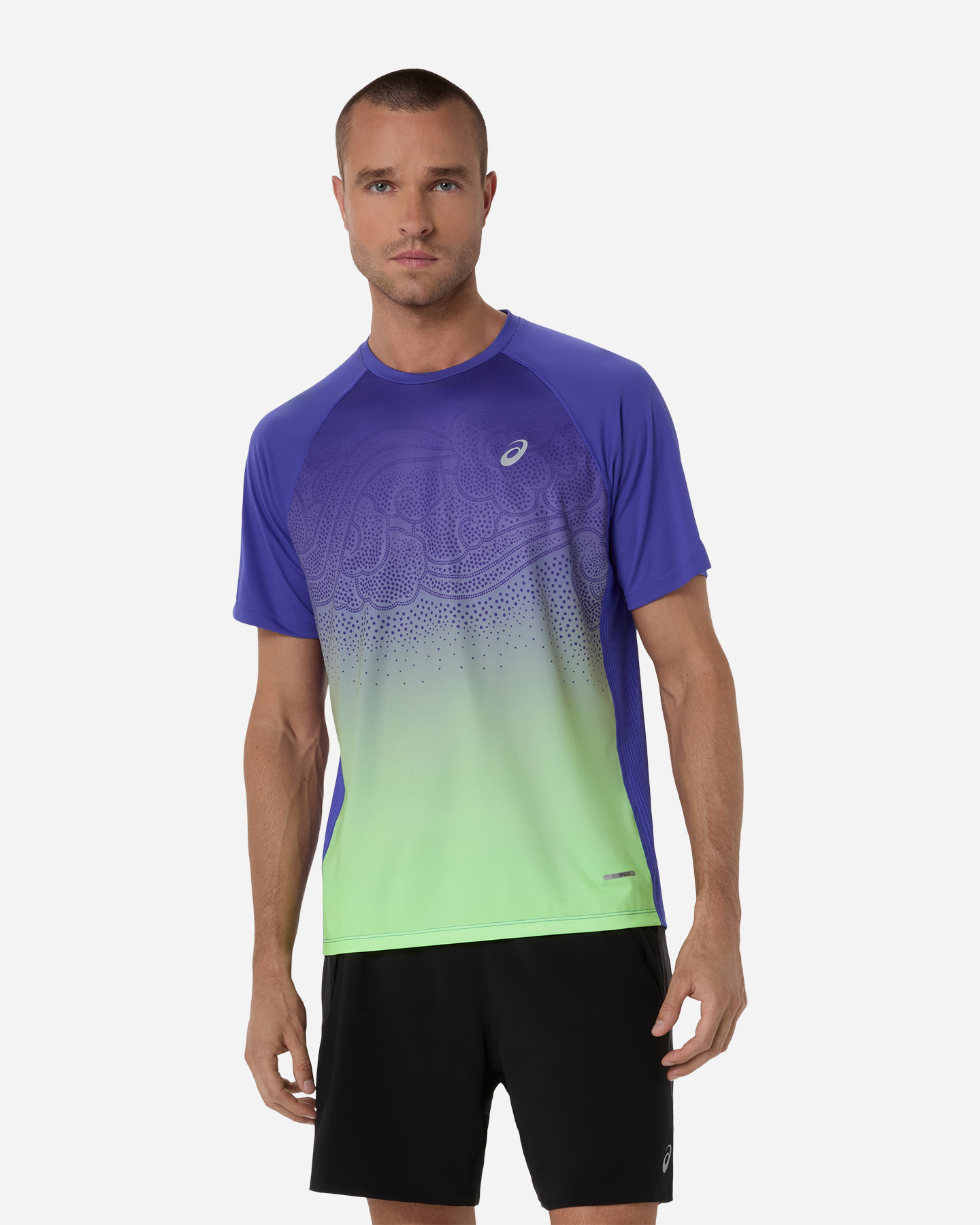 T-shirt running ASICS ROAD FADE M - Blu - 0 | Cisalfa Sport