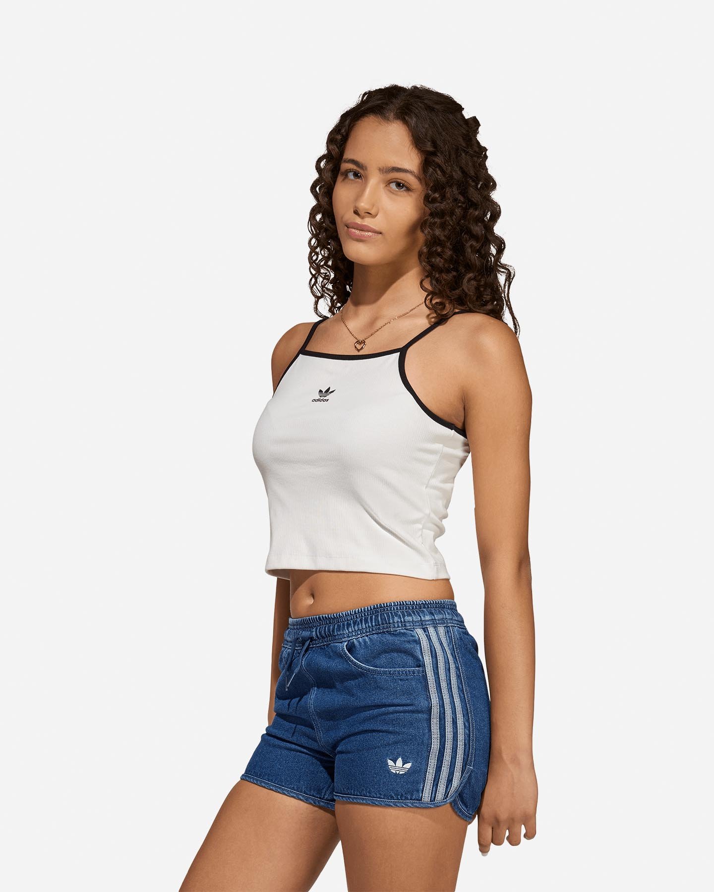 Canotta ADIDAS MINI RIB JR - Bianco - 1 | Cisalfa Sport