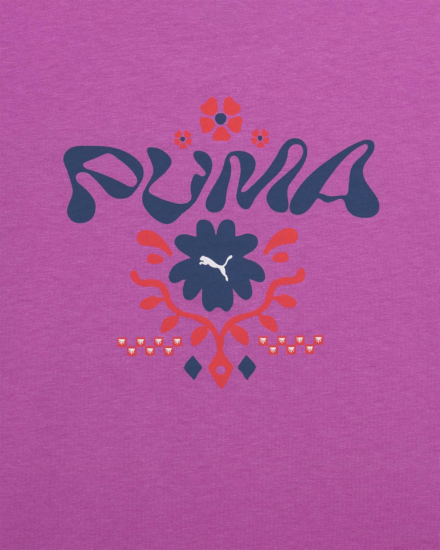 T-shirt PUMA PRINT BACK JR - Fucsia - 2 | Cisalfa Sport