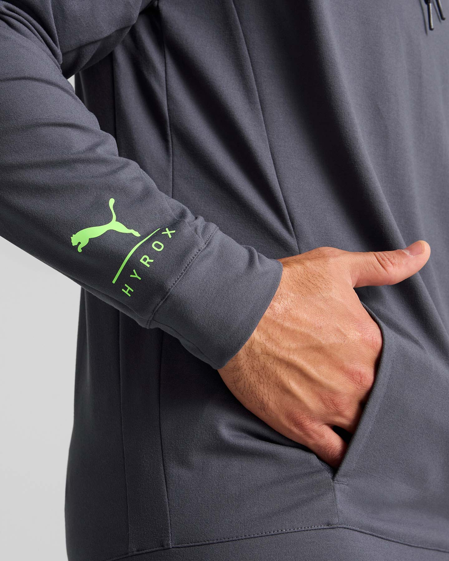Felpa training PUMA HYROX M - Grigio - 5 | Cisalfa Sport