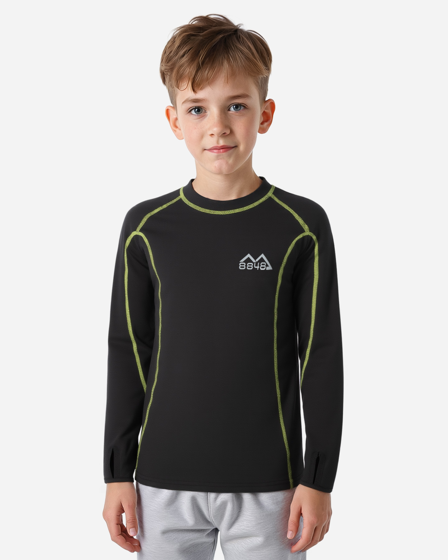 Maglia intimo tecnico 8848 MOUNTAIN ESSENTIAL JR - Nero - 2 | Cisalfa Sport