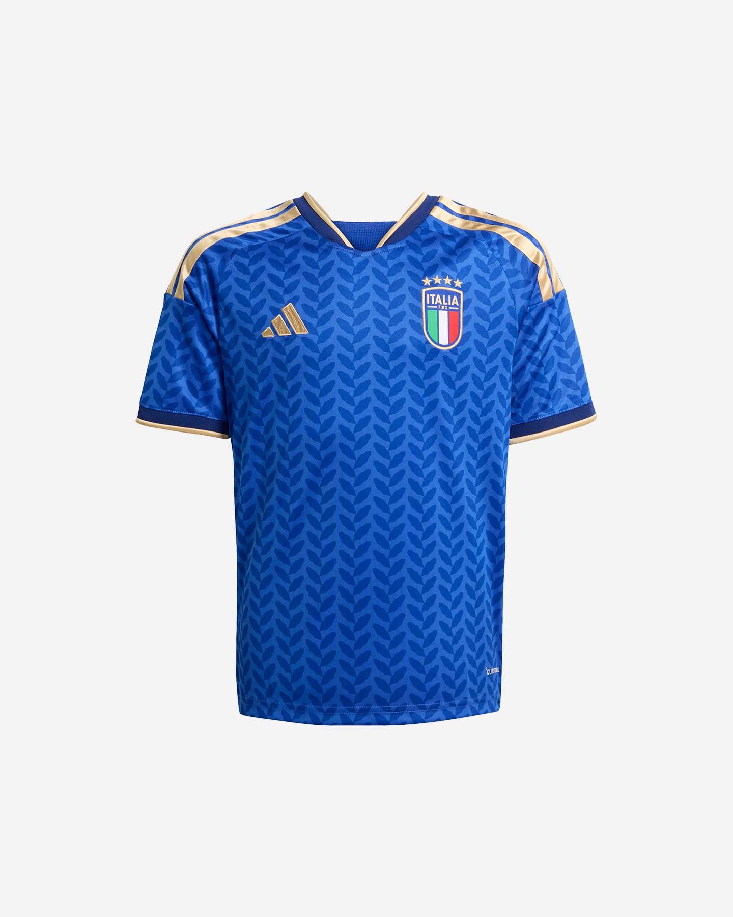 Adidas Italia Figc Home Jr - Maglia Calcio Ufficiale - Blu