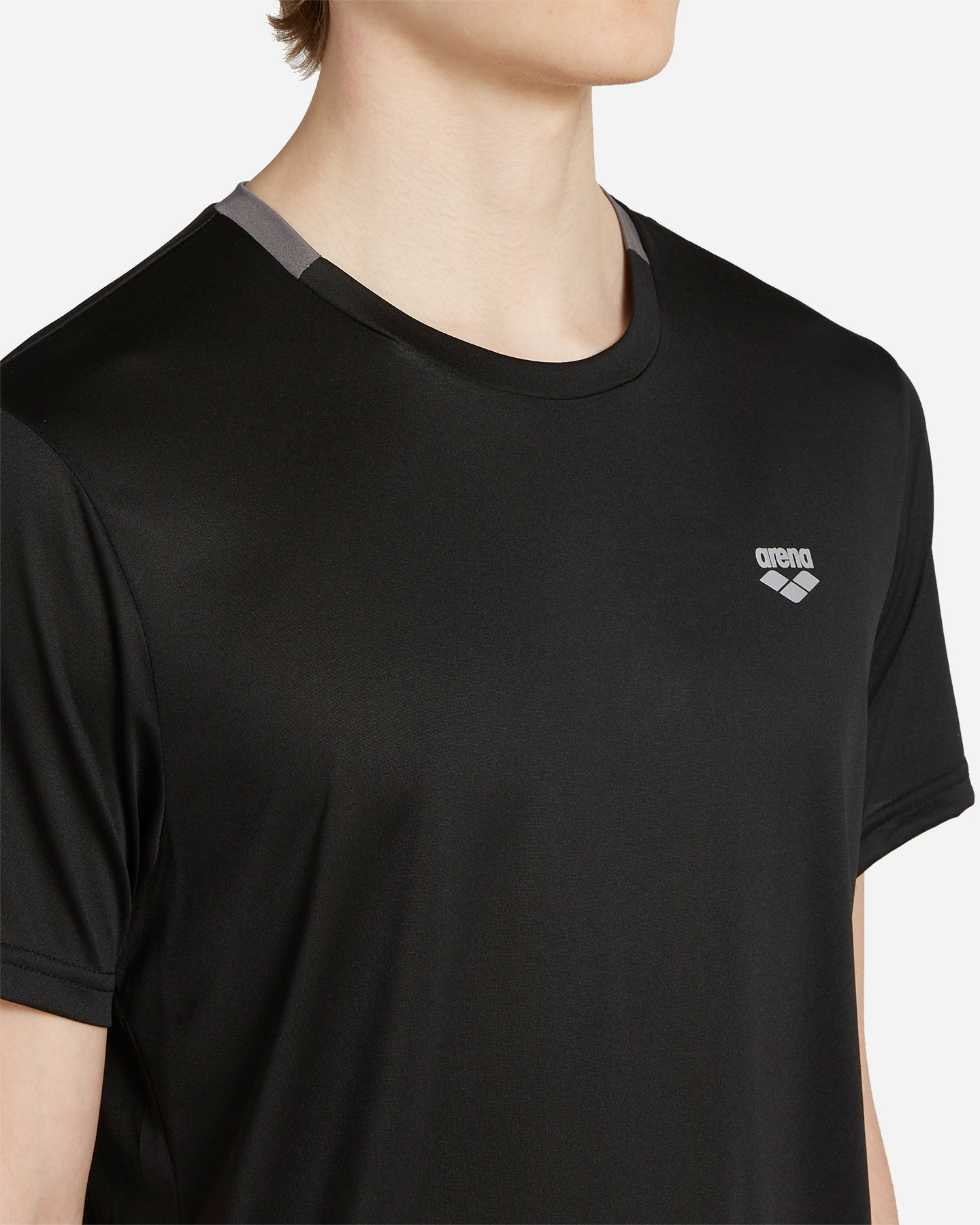 T-shirt training ARENA BASIC M - Nero - 4 | Cisalfa Sport
