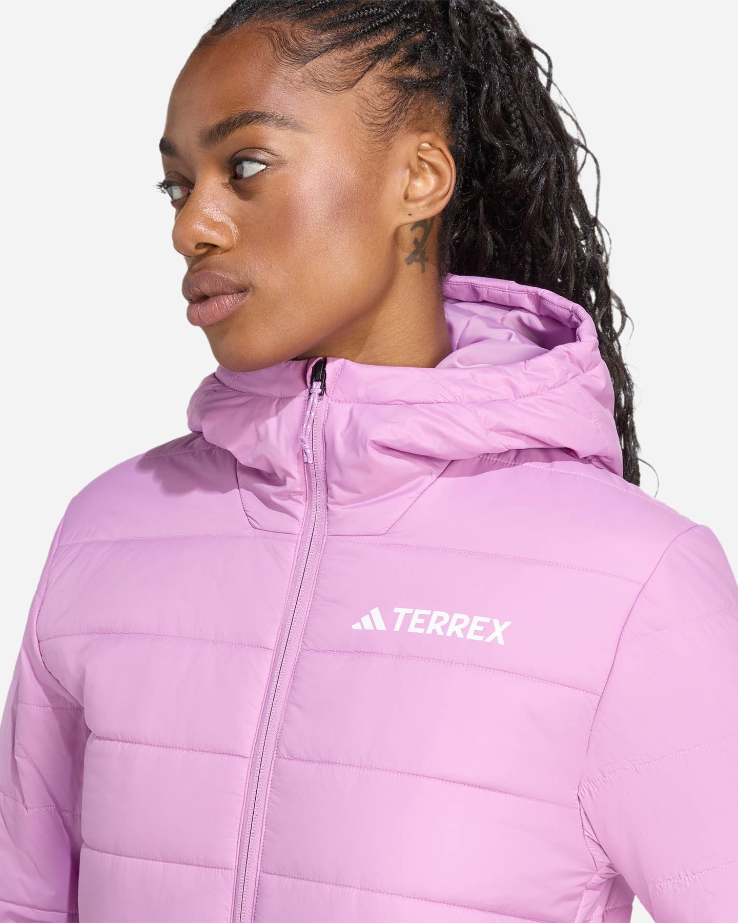 Giacca outdoor ADIDAS ESSENTIAL W - Viola - 5 | Cisalfa Sport