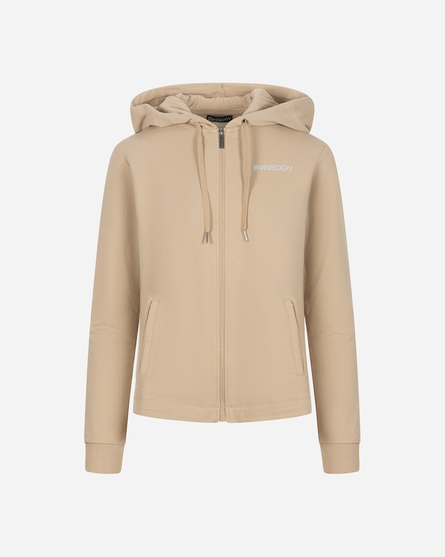 Felpa FREDDY SMALL LOGO OLOGRAFICO W - Beige - 0 | Cisalfa Sport
