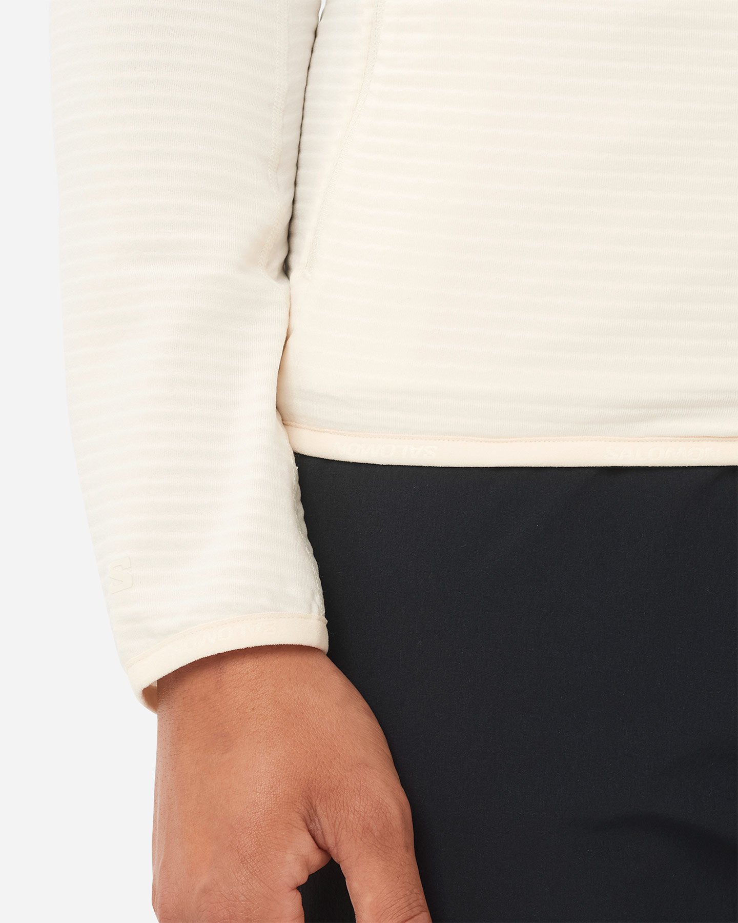 Pile SALOMON ESSENTIAL LIGHTWARM W - Bianco - 4 | Cisalfa Sport