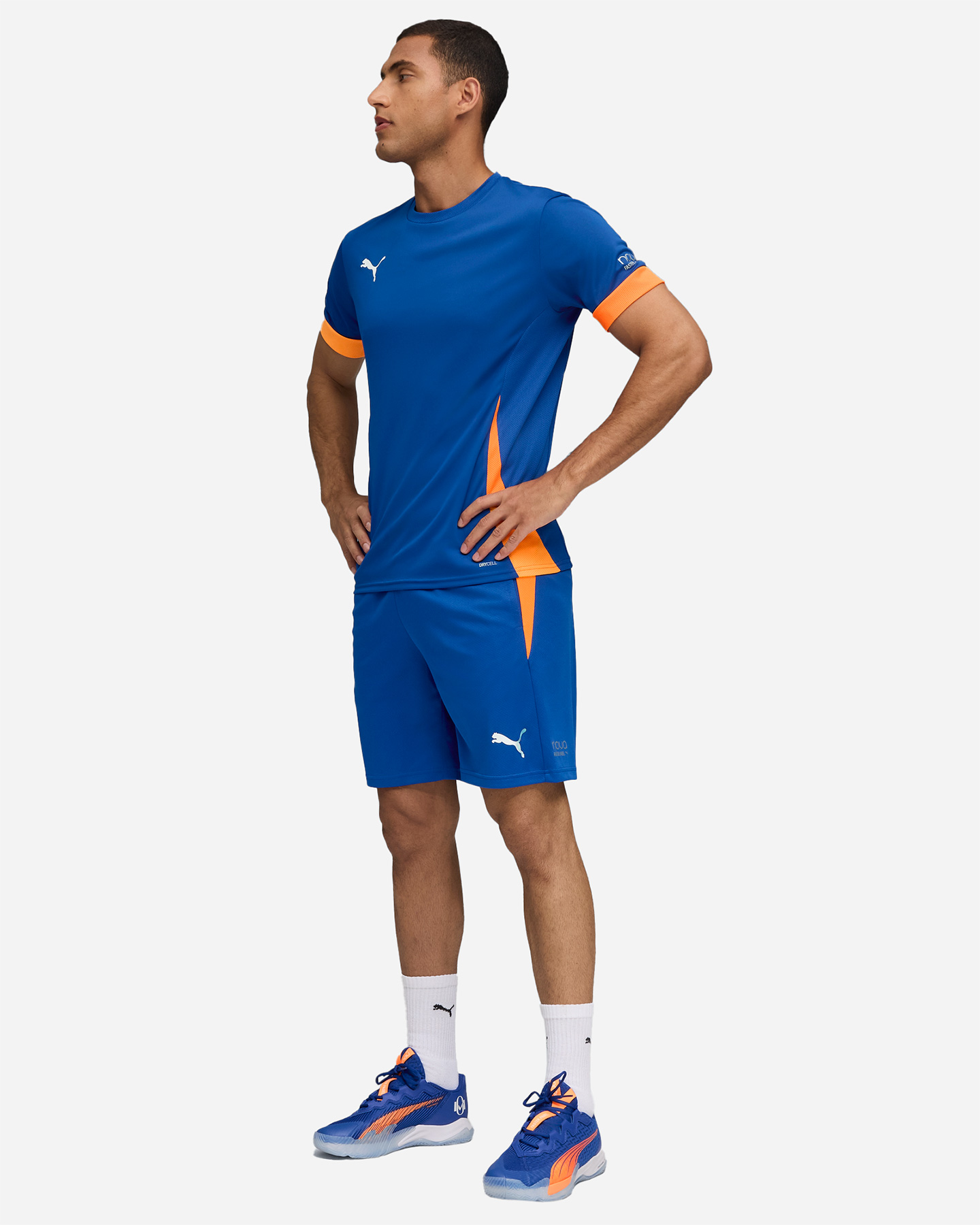 Pantaloncini tennis PUMA INDIVIDUAL PADEL M - Blu - 4 | Cisalfa Sport