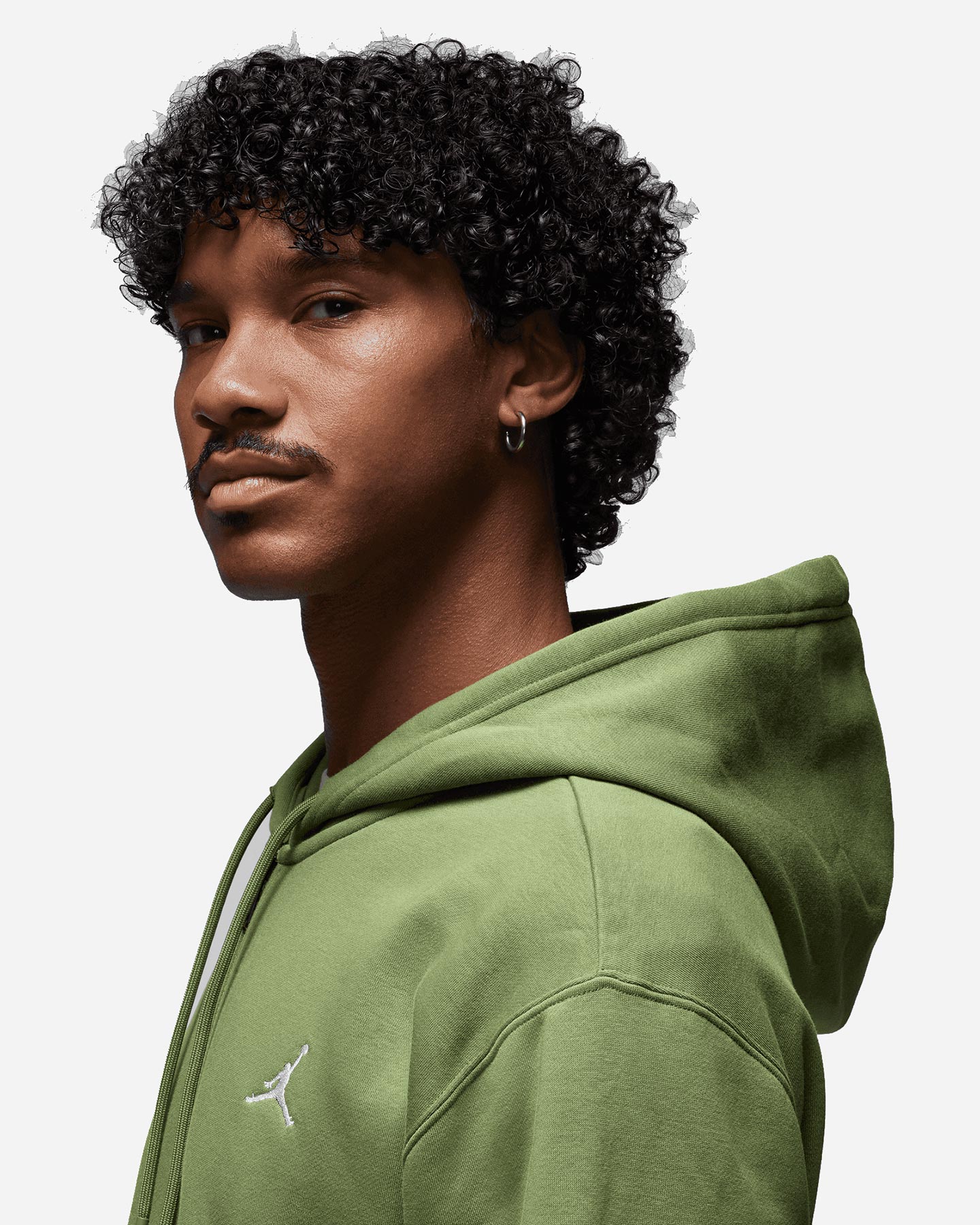 Felpa NIKE JORDAN ESSENTIAL M - Verde - 3 | Cisalfa Sport