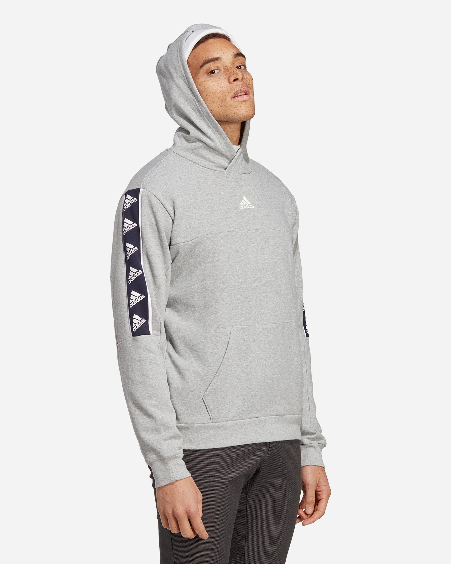 Felpa ADIDAS BRAND LOVE M - Grigio - 3 | Cisalfa Sport