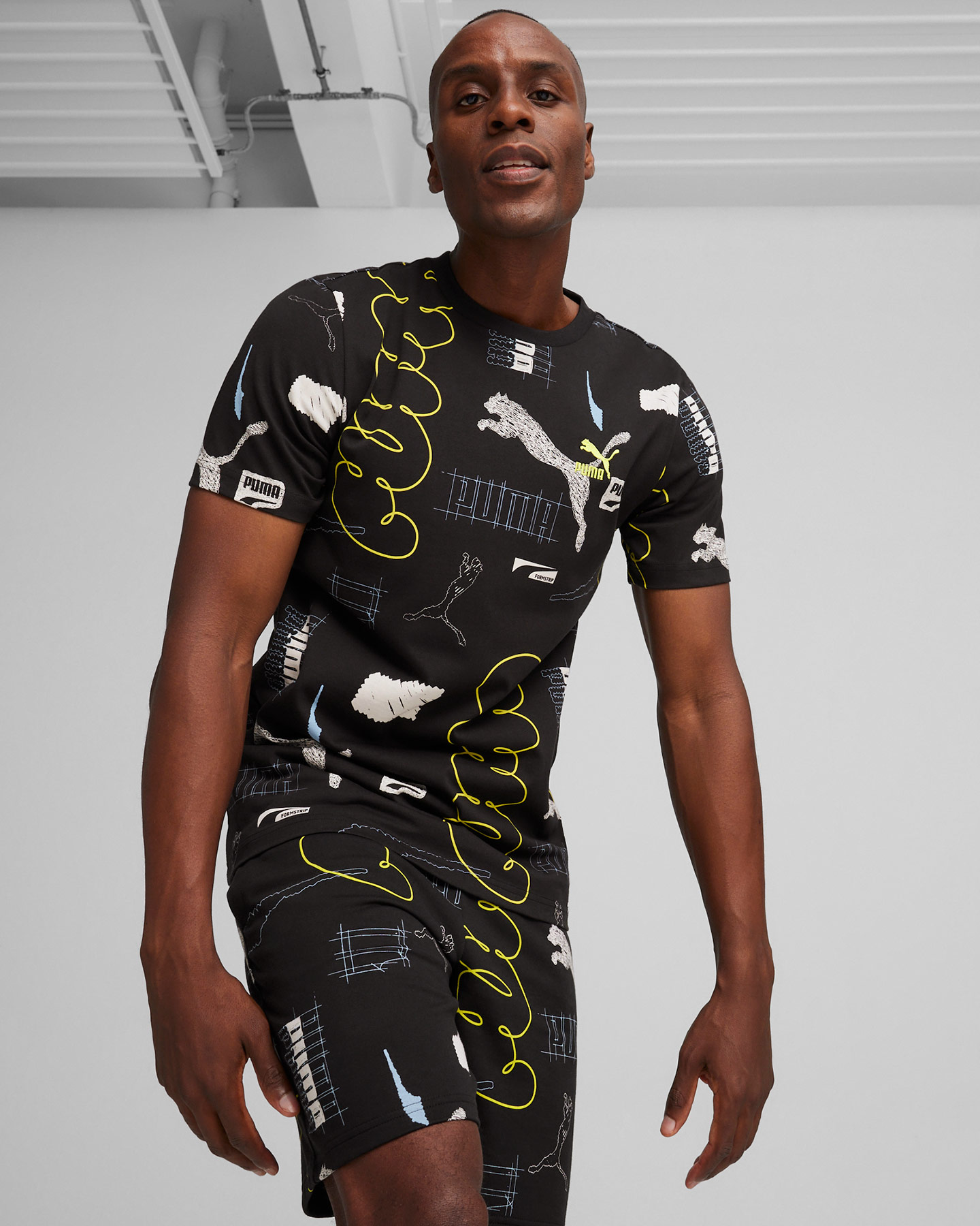 T-shirt PUMA BRAND LOVE M - Nero - 2 | Cisalfa Sport