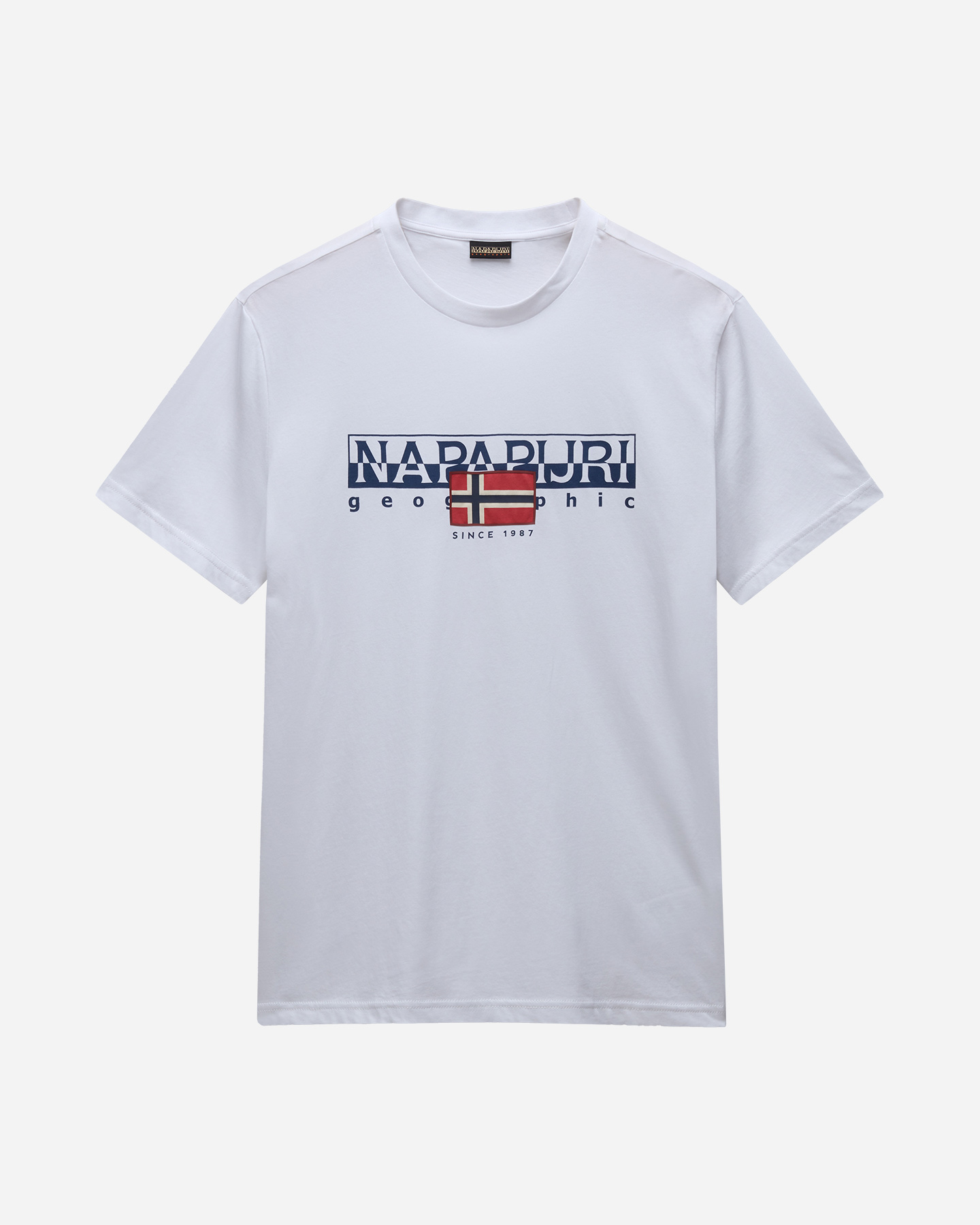 T-shirt NAPAPIJRI AYLMER BIG LOGO M - Bianco - 0 | Cisalfa Sport