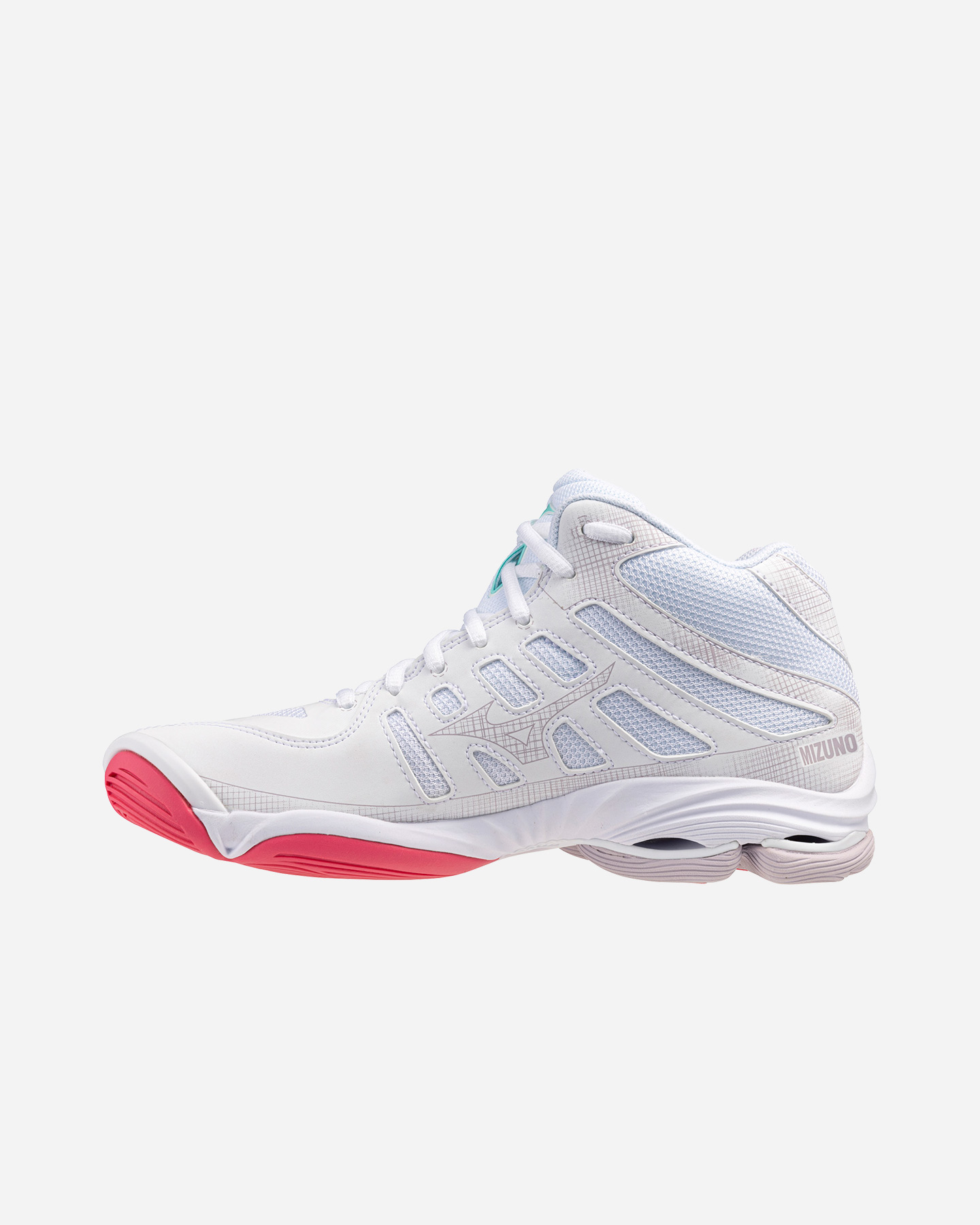 Scarpe volley MIZUNO WAVE VOLTAGE 2 MID W - Bianco - 4 | Cisalfa Sport