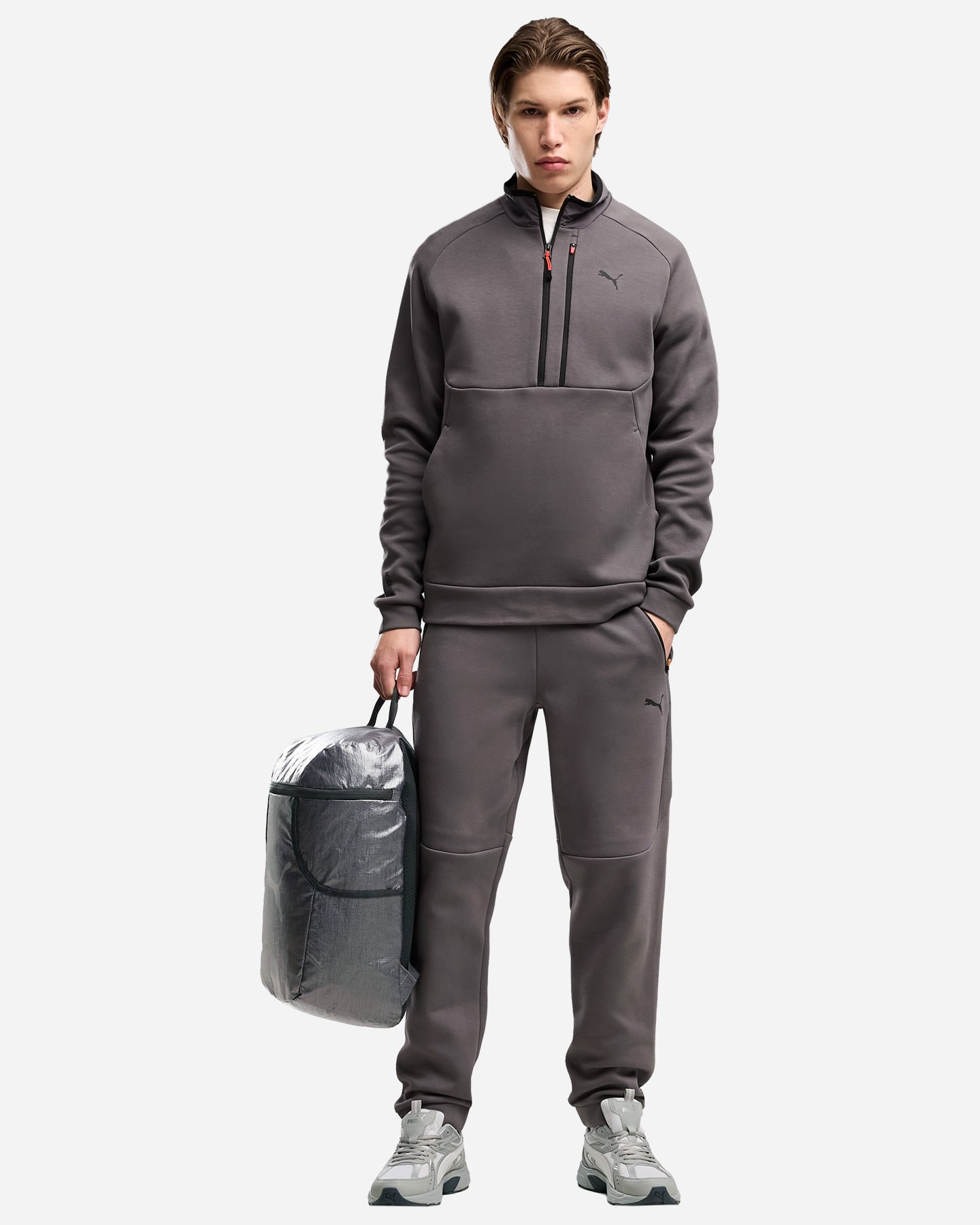 Felpa PUMA TECH M - Grigio - 4 | Cisalfa Sport