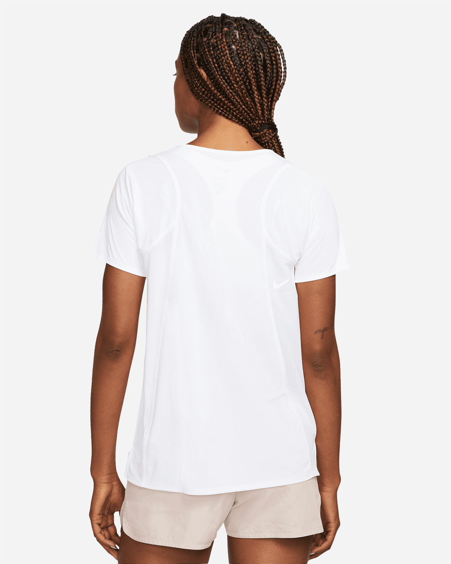 T-shirt running NIKE RACE W - Bianco - 1 | Cisalfa Sport
