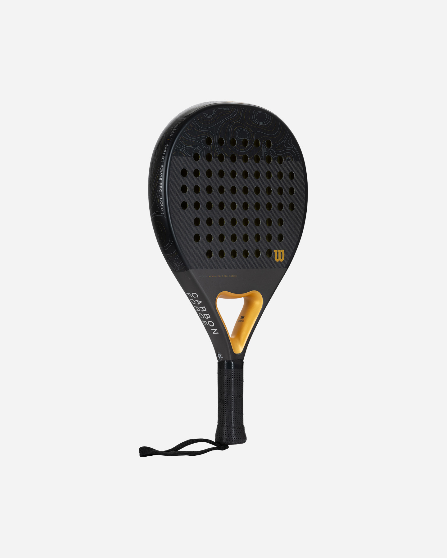 Racchetta padel performance WILSON CARBON FORCE PRO GOLD PADEL  - Nero - 1 | Cisalfa Sport