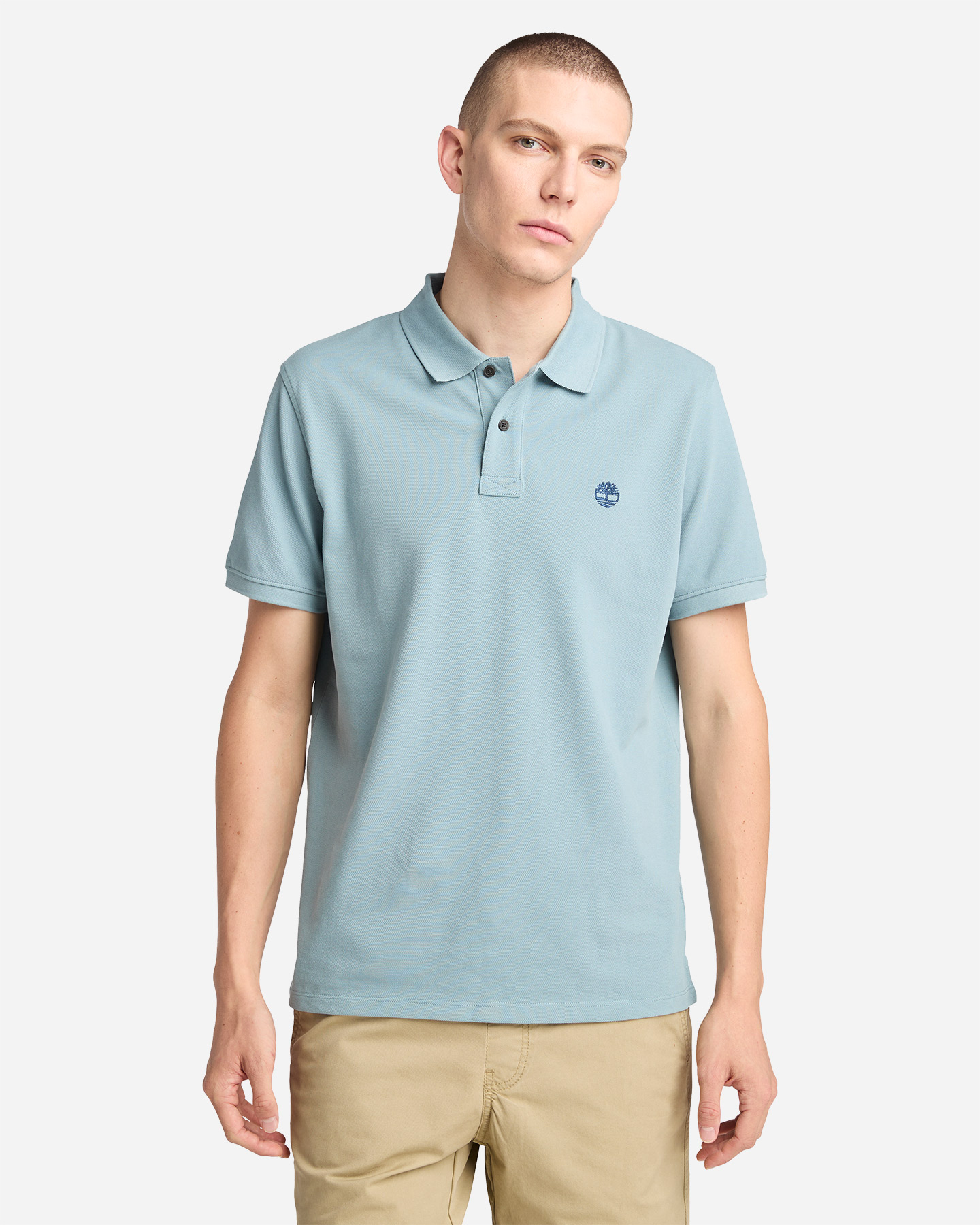 Polo TIMBERLAND SMALL LOGO M - Azzurro - 1 | Cisalfa Sport