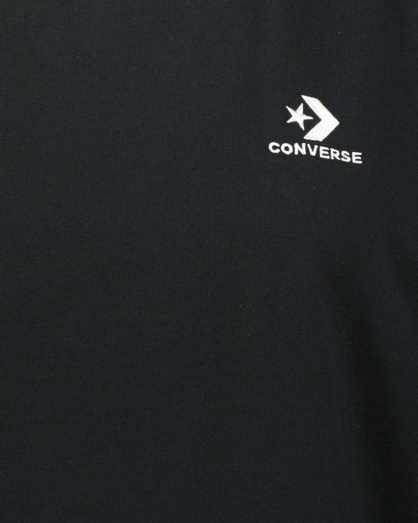 T-shirt CONVERSE GO TO EMBROIDERED STAR W - Nero - 2 | Cisalfa Sport
