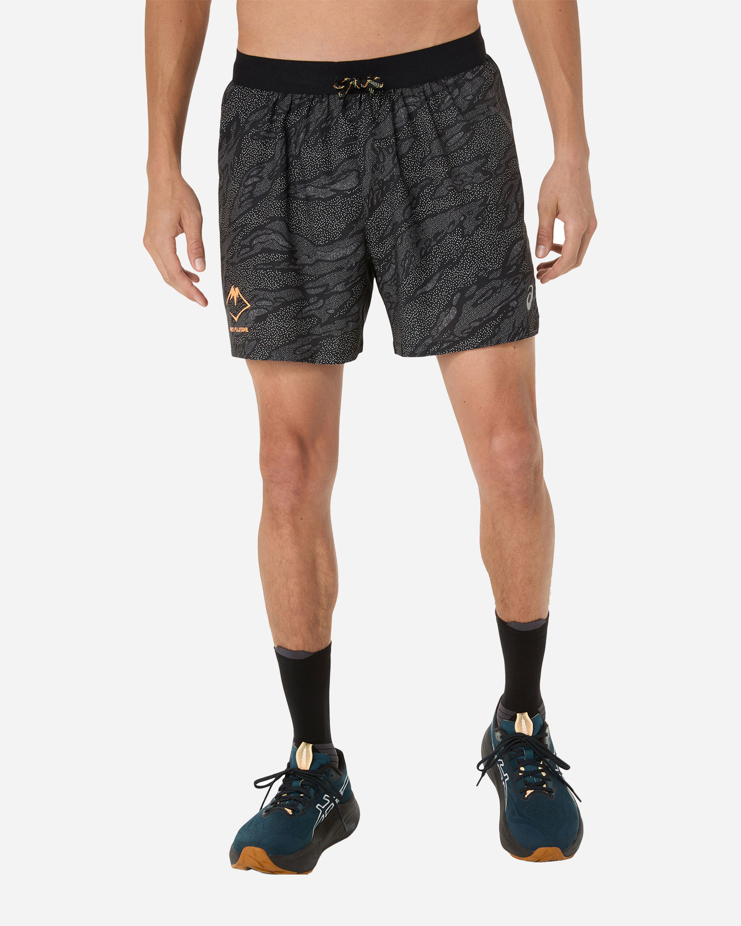 Short running ASICS FUJITRAIL ALL OVER PRINT M - Nero - 0 | Cisalfa Sport