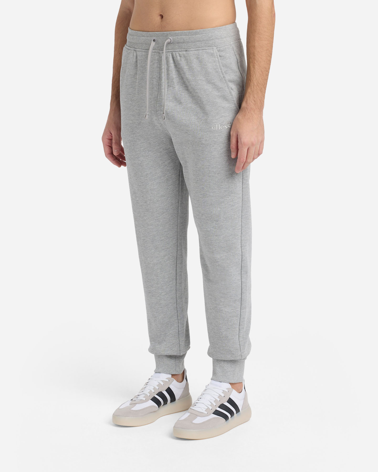 Pantalone ELLESSE TERRY CUFFS M - Grigio - 2 | Cisalfa Sport