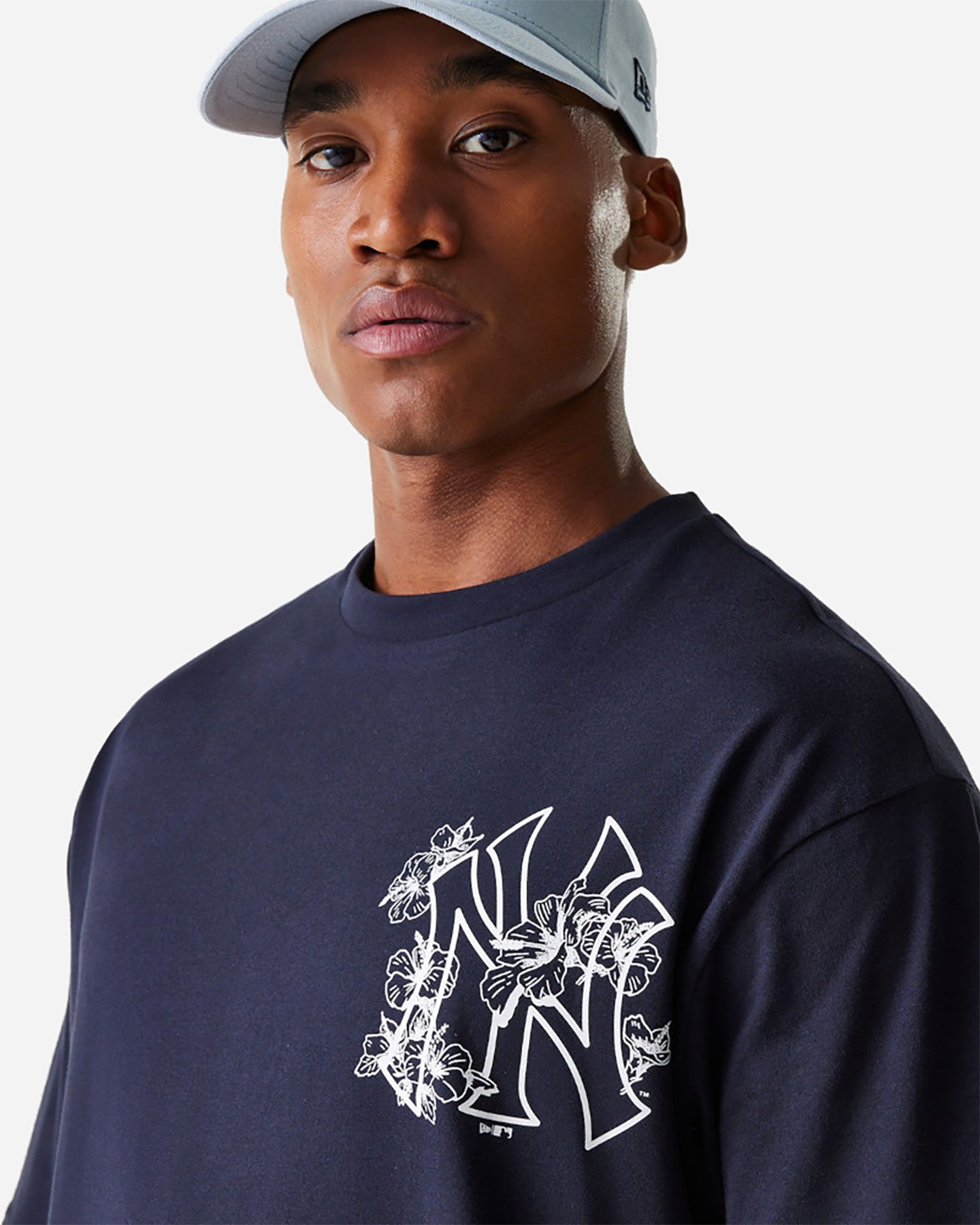 T-shirt NEW ERA MLB FLORAL NEW YORK YANKEES M - Blu Navy - 2 | Cisalfa Sport