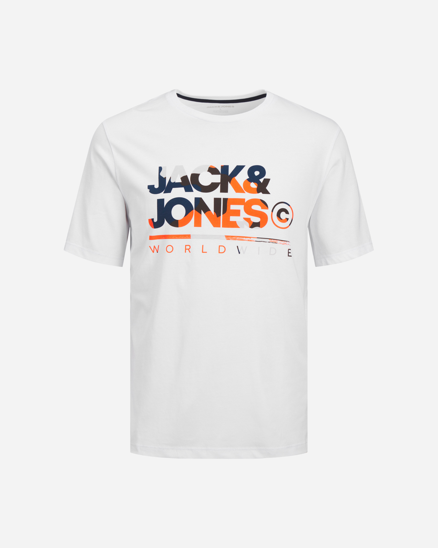T-shirt JACK & JONES BIG LOGO CAMOU M - Color mix - 0 | Cisalfa Sport