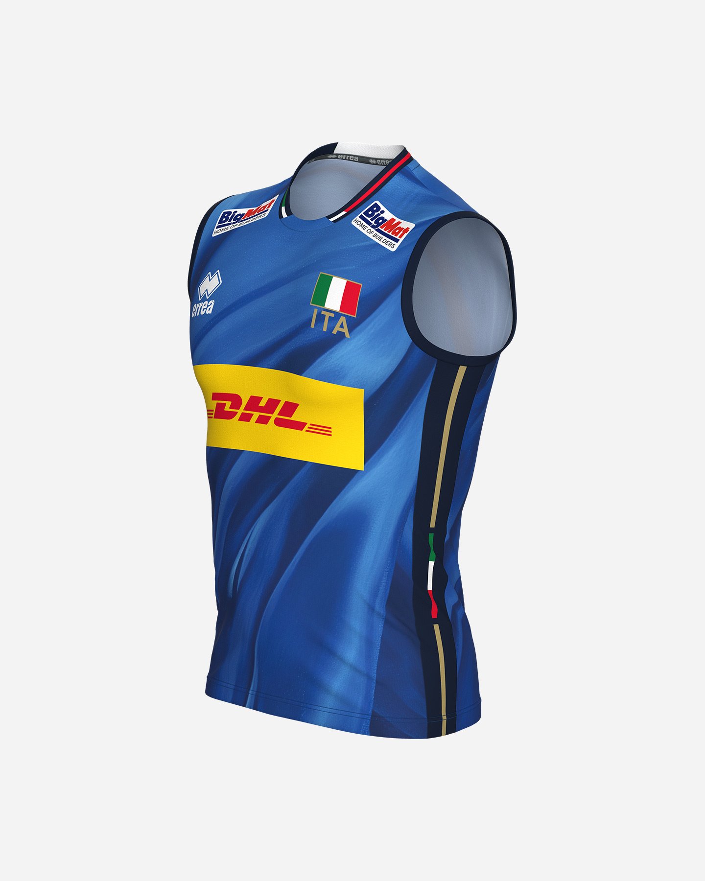 Maglia volley ERREA UFFICIALE ITALIA 25 GARA  - Blu - 2 | Cisalfa Sport
