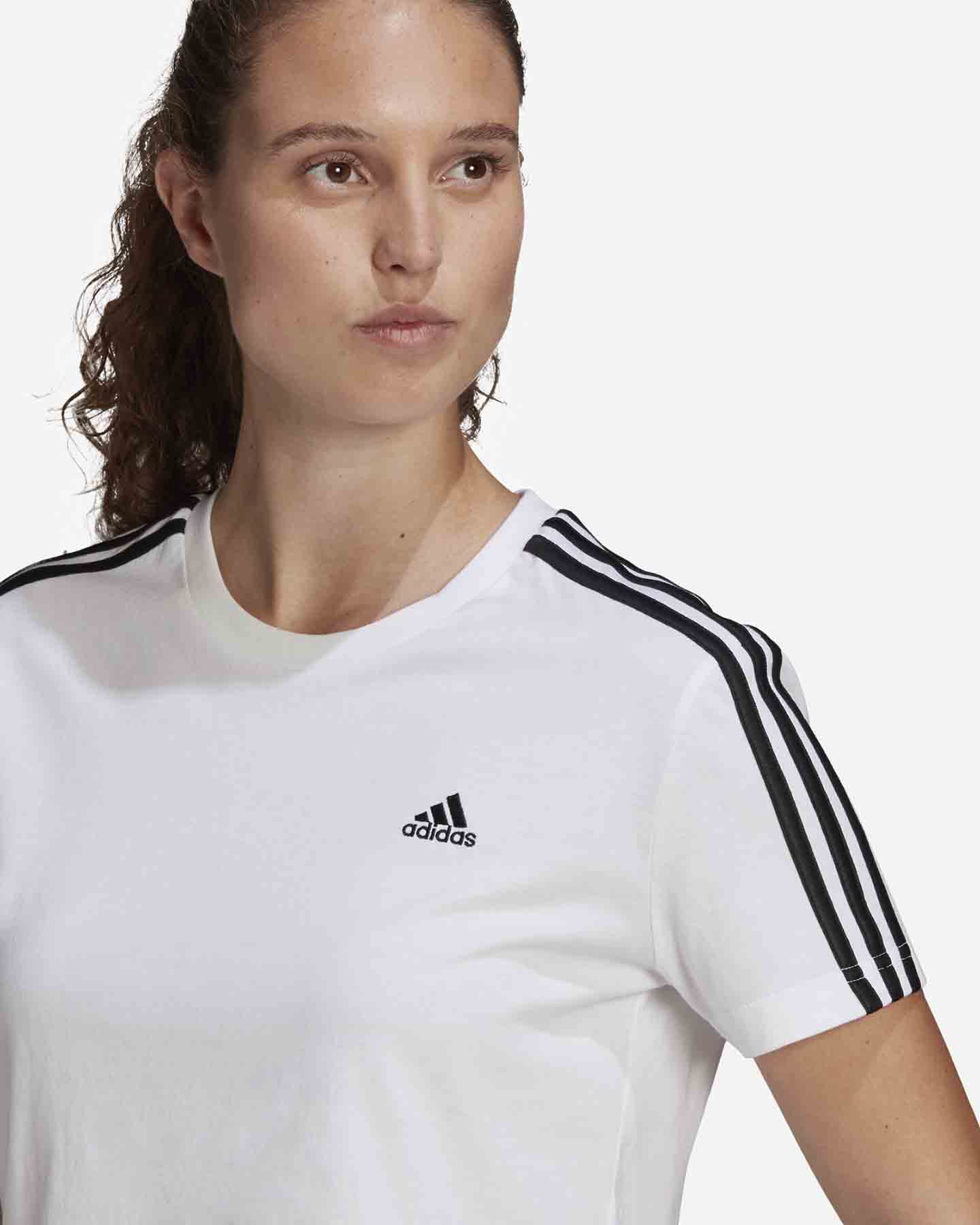 T-shirt ADIDAS 3 STRIPES W - Bianco - 6 | Cisalfa Sport