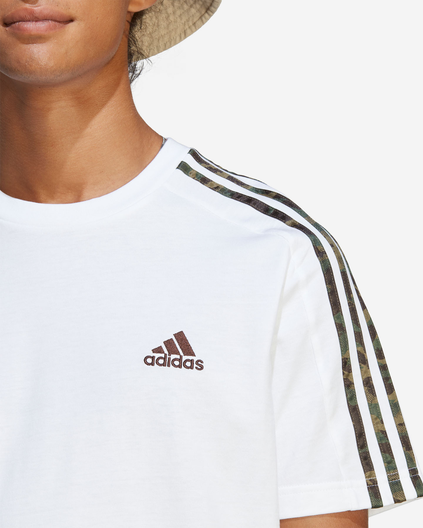 T-shirt ADIDAS 3STRIPES M - Bianco - 4 | Cisalfa Sport