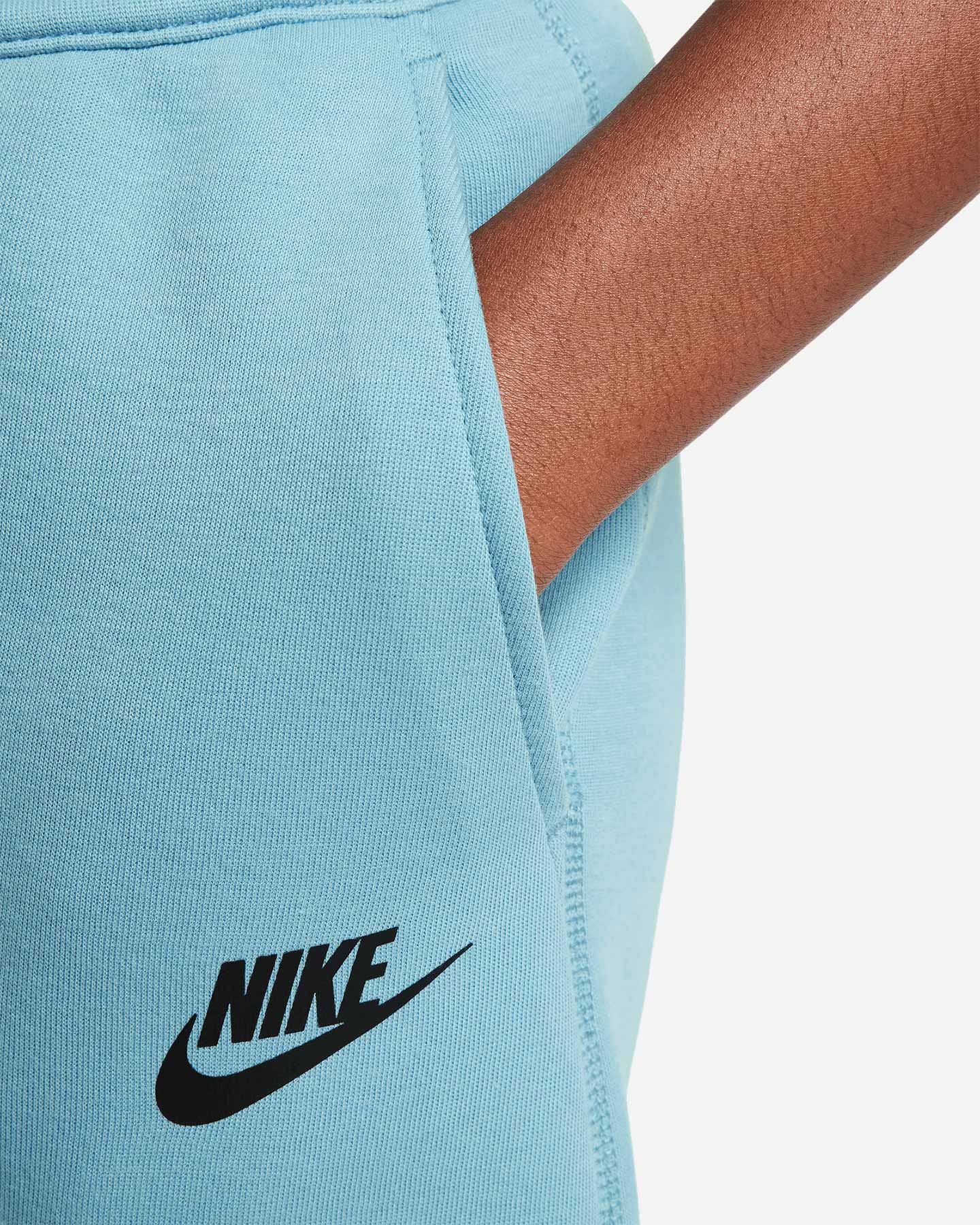 Pantalone NIKE TECH FLEECE JR - Azzurro - 4 | Cisalfa Sport