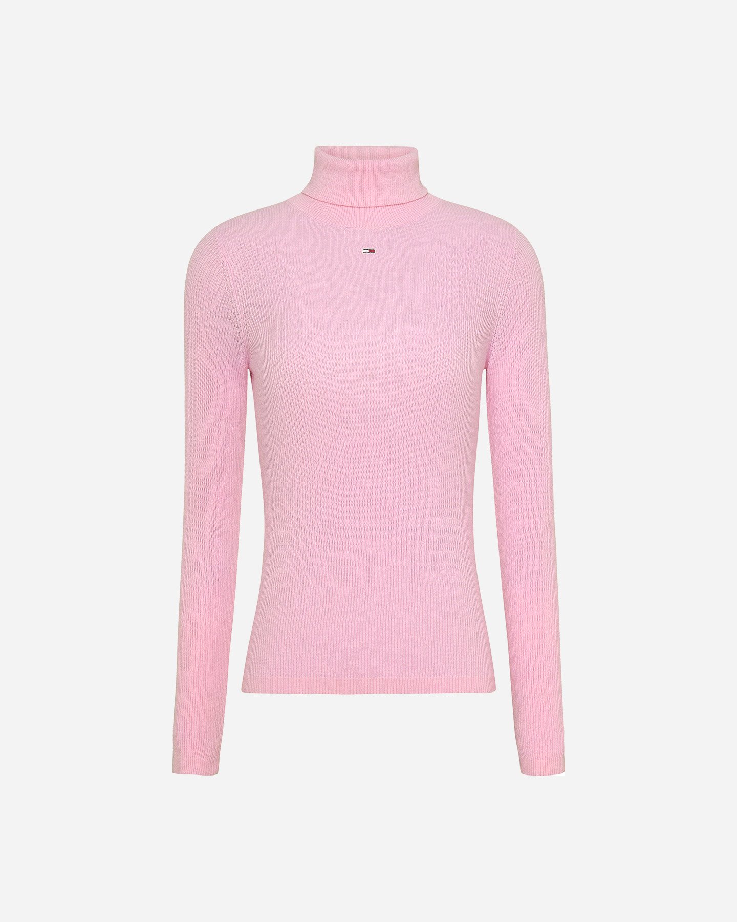 Maglione TOMMY HILFIGER HIGH NECK FLAG W - Rosa - 0 | Cisalfa Sport