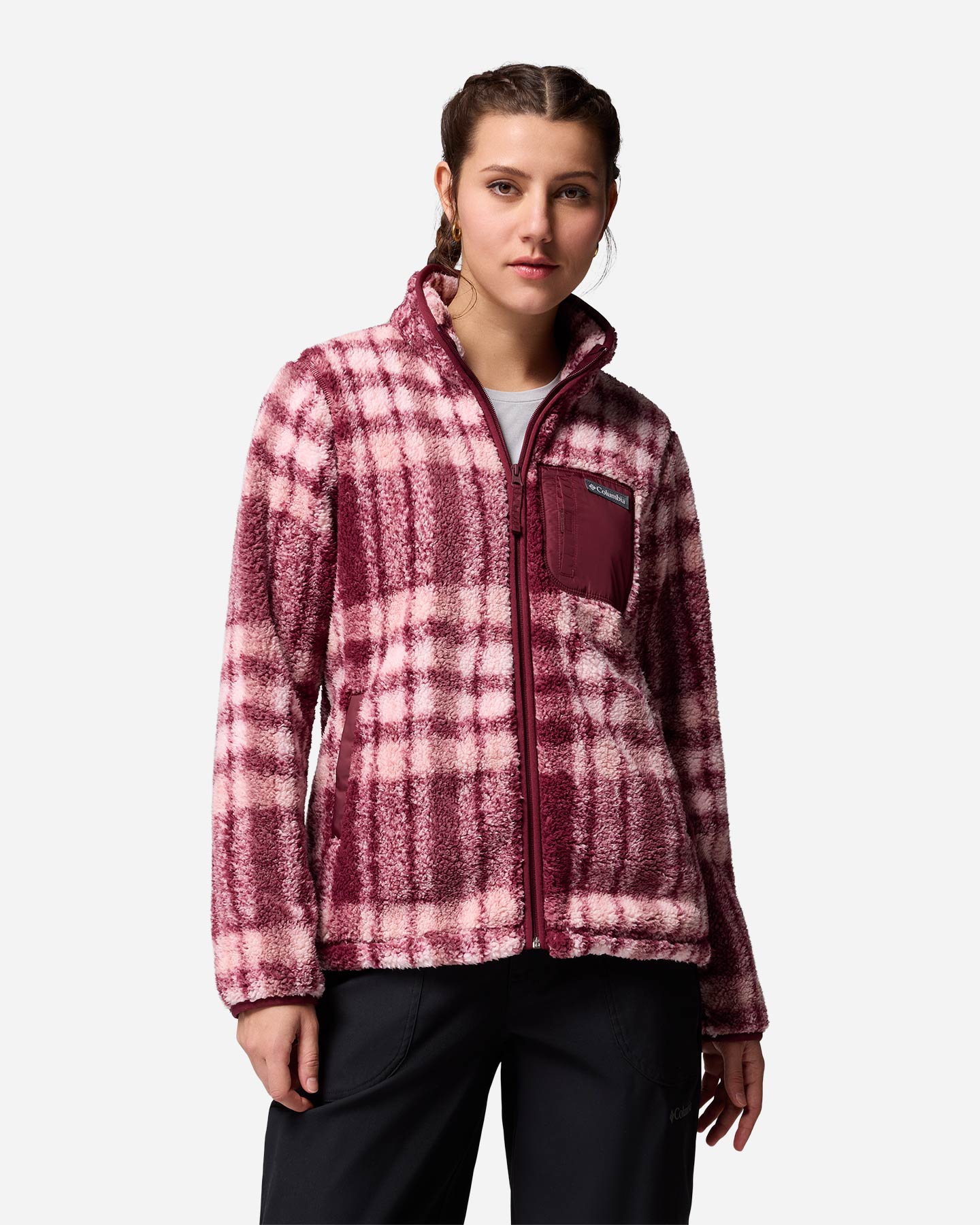 Felpa COLUMBIA WEST BEND W - Rosso - 0 | Cisalfa Sport