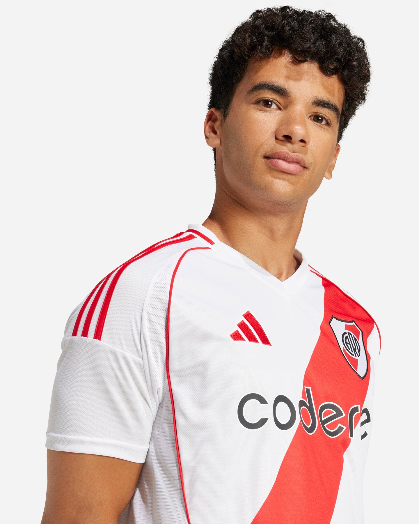 Maglia calcio ufficiale ADIDAS RIVER PLATE HOME 24-25 M - Color mix - 4 | Cisalfa Sport