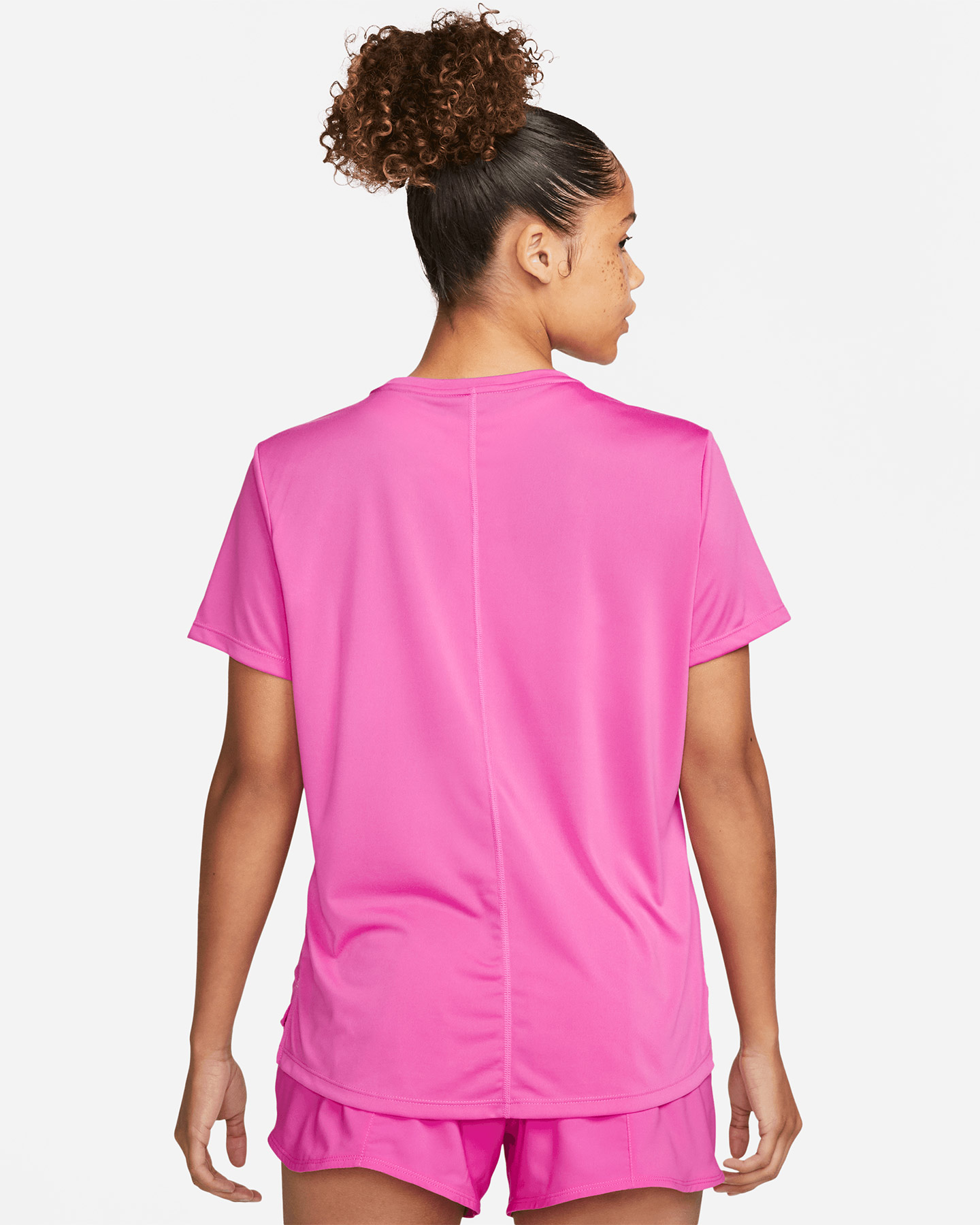 T-shirt running NIKE ONE DRI FIT SWOOSH W - Rosa - 1 | Cisalfa Sport
