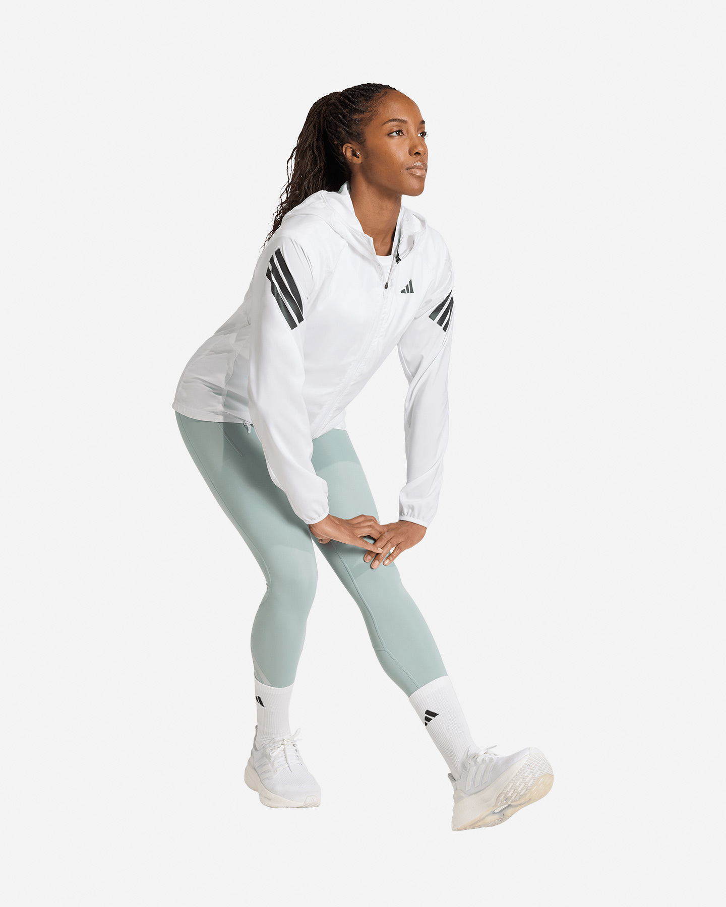 Giacca running ADIDAS ADI365 ICONIC W - Bianco - 3 | Cisalfa Sport