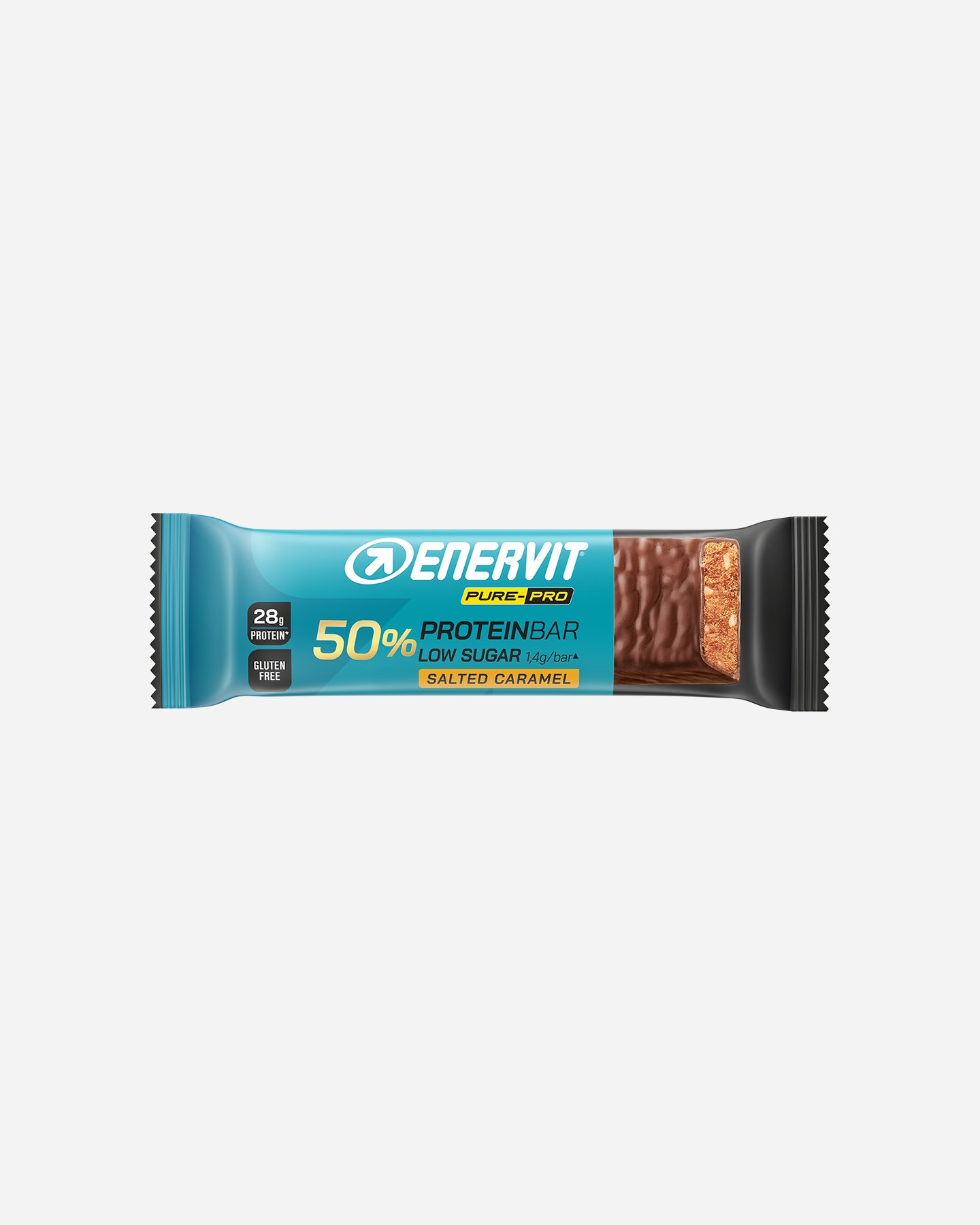 Barretta proteica ENERVIT PROTEIN BAR 50% SALTED CARAMEL 55 G  - Color mix - 0 | Cisalfa Sport