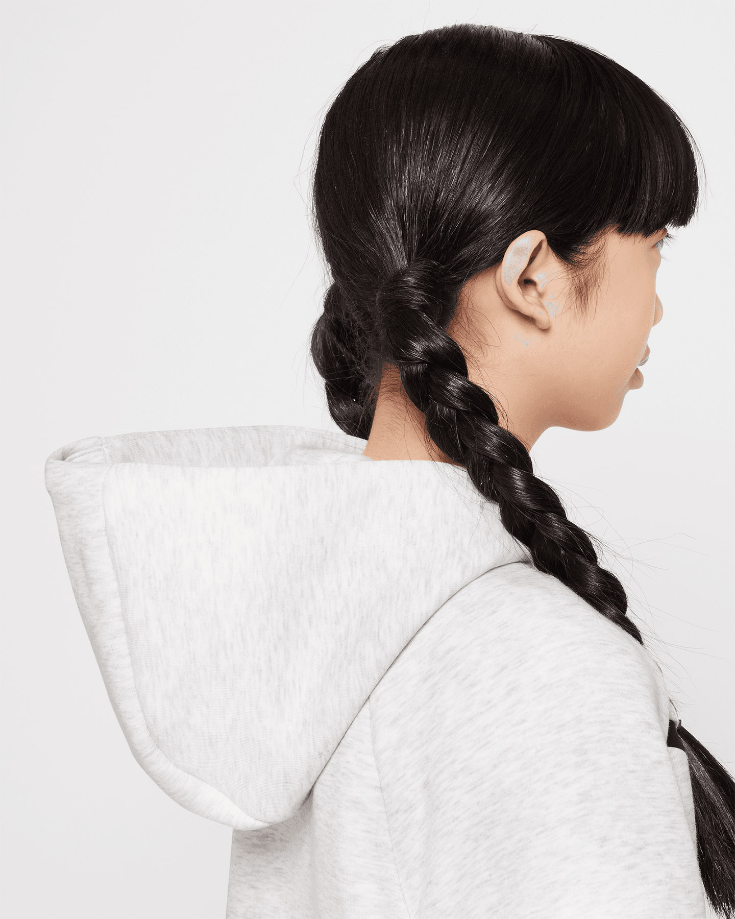 Felpa NIKE TECH FLEECE JR - Grigio - 4 | Cisalfa Sport