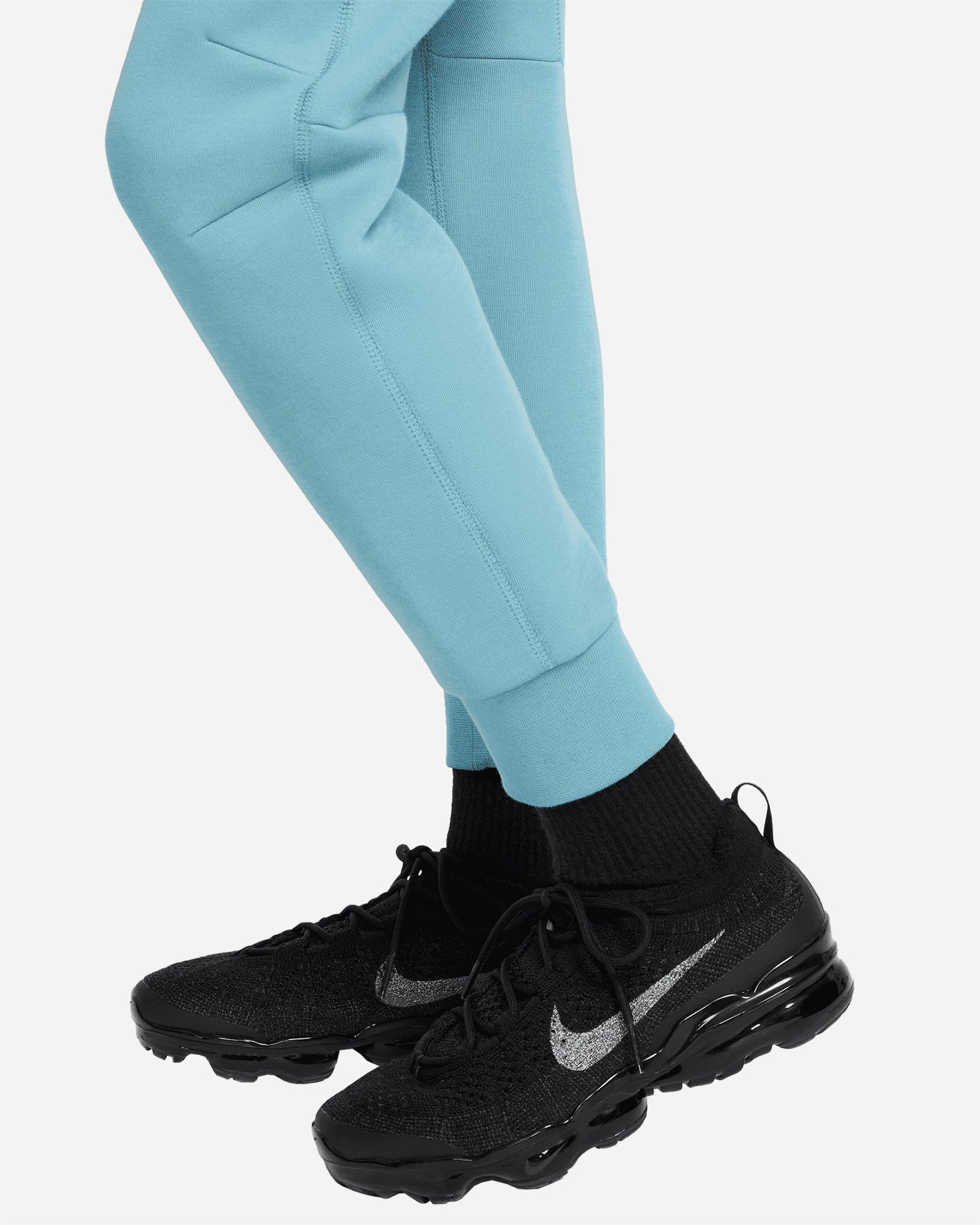 Pantalone NIKE TECH FLEECE JR - Azzurro - 5 | Cisalfa Sport