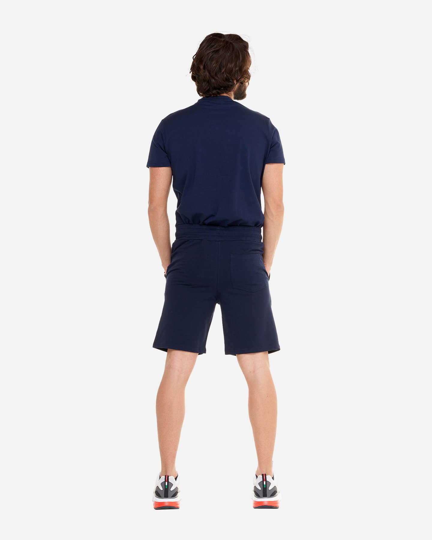 Pantaloncini LEONE SMALL LOGO M - Blu Navy - 4 | Cisalfa Sport