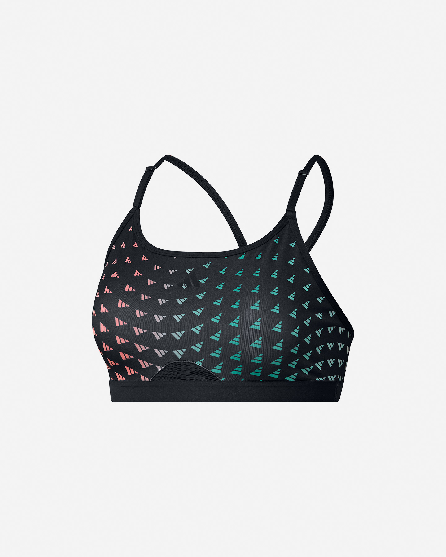 Bra training ADIDAS ALL OVER LOGHI W - Nero - 0 | Cisalfa Sport